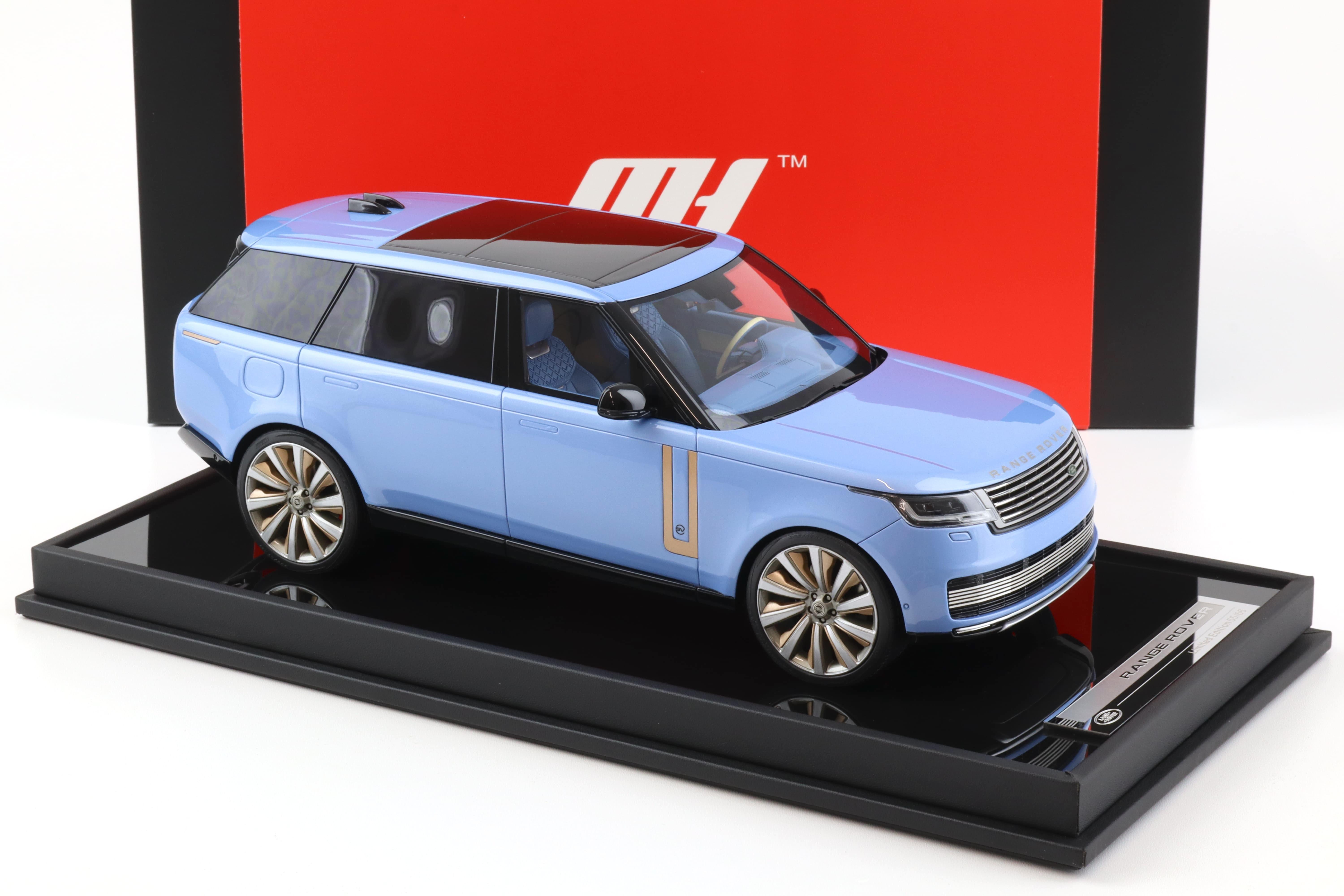 1:18 Motorhelix LCD Range Rover SV Autobiography 2023 light blue MH026LB