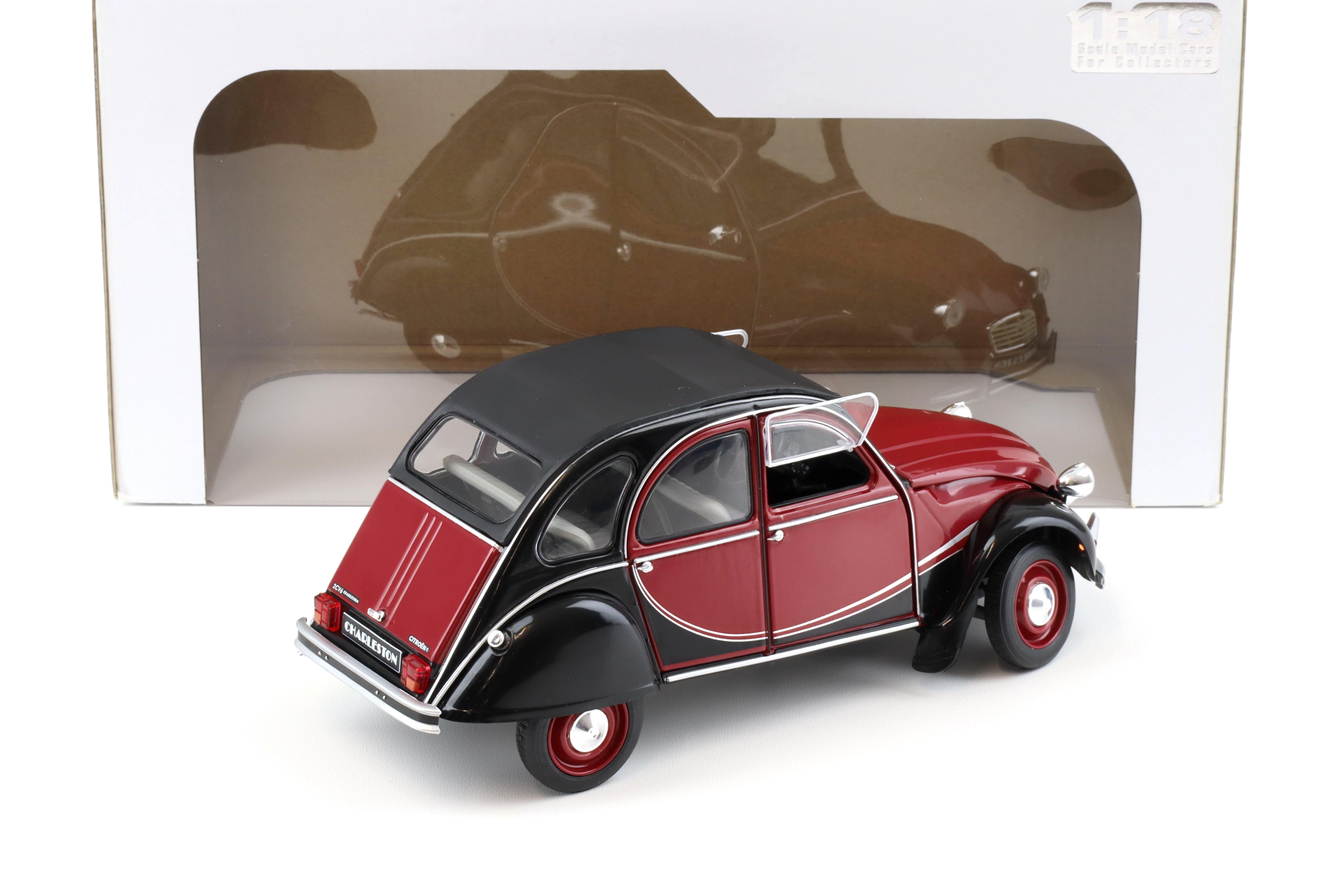 1:18 Solido Citroen 2CV 6 Charleston 1982 red/ black