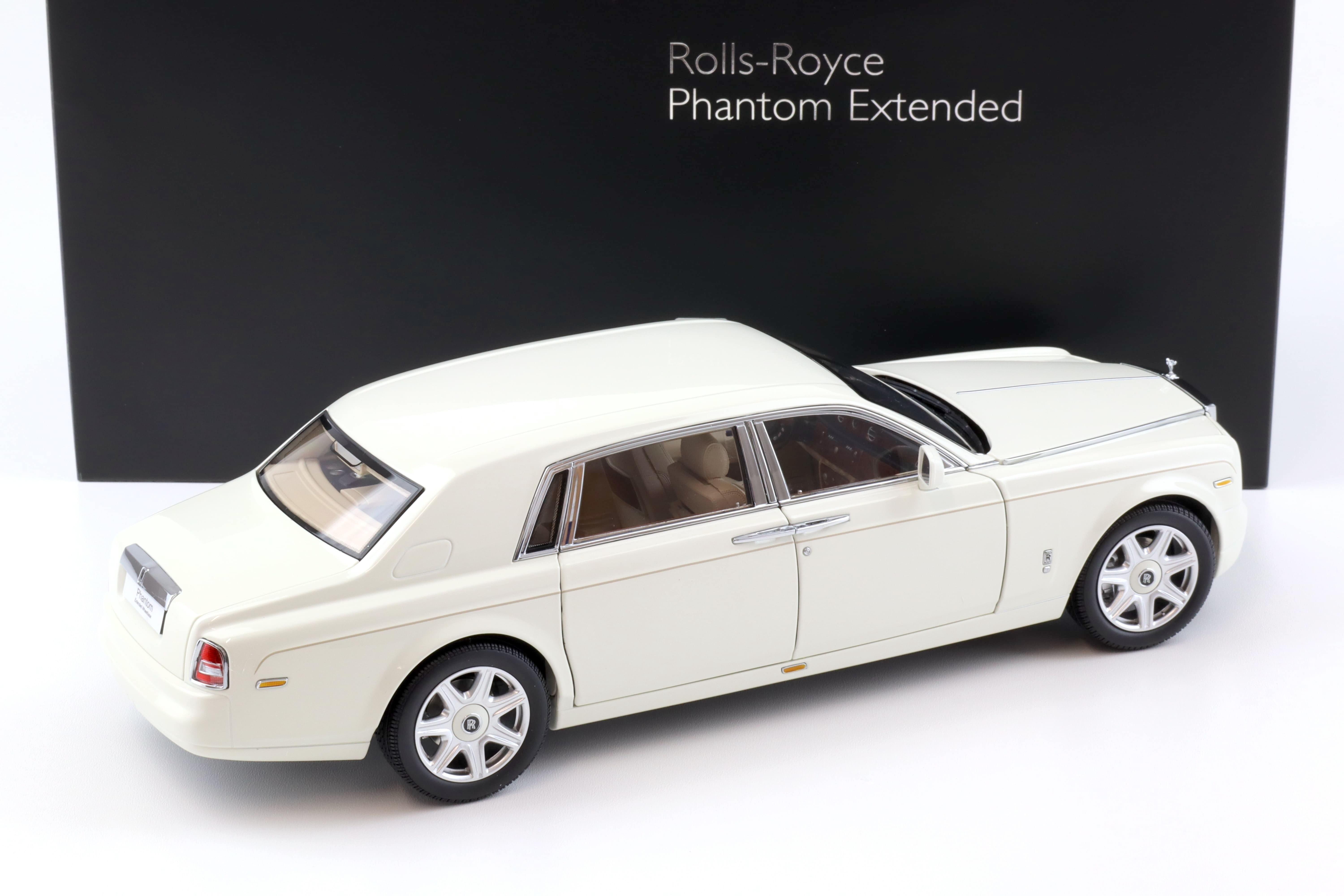 1:18 Kyosho Rolls Royce Phantom EWB Extended Wheelbase 2012 English white