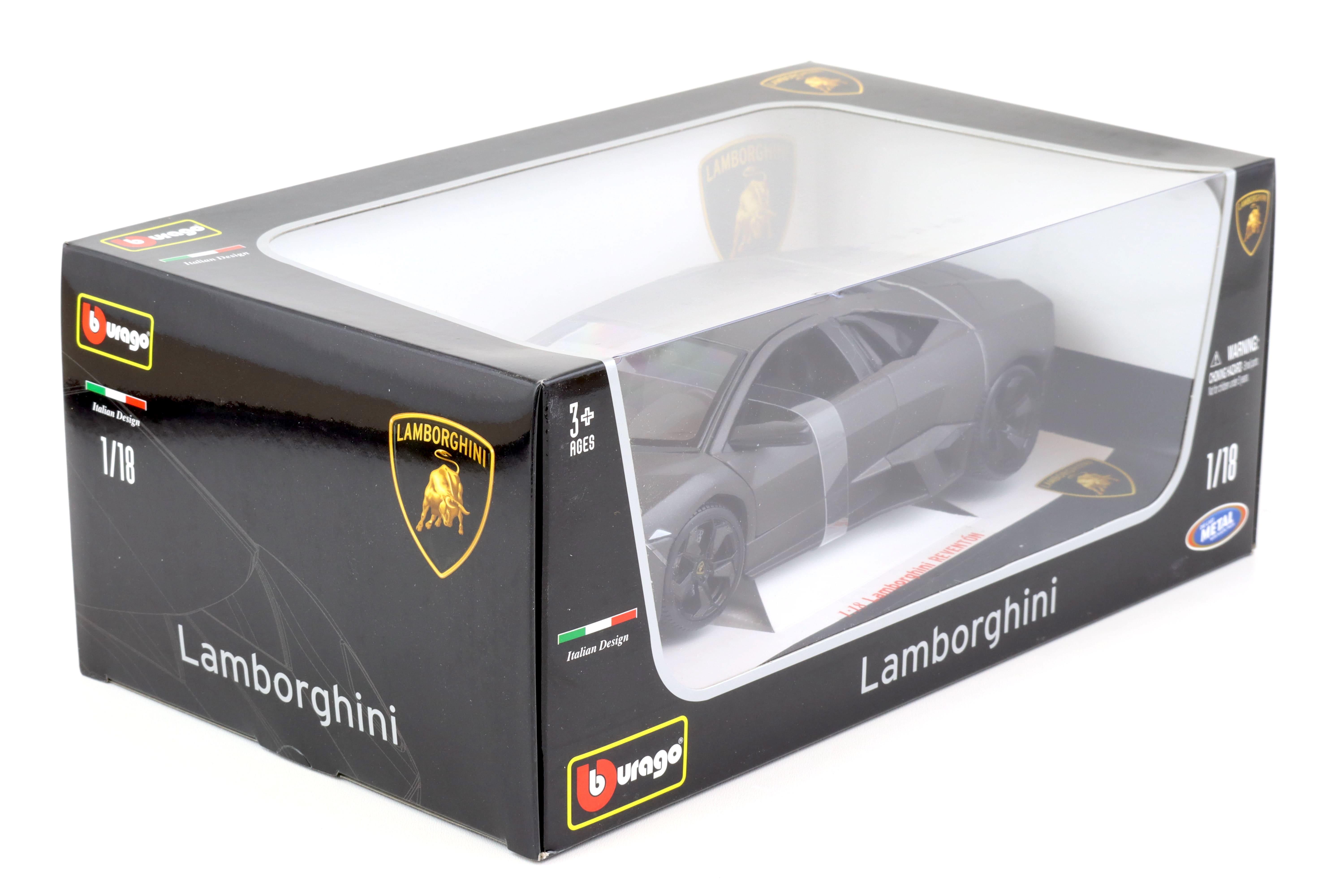 1:18 Bburago Lamborghini Reventon matt grey metallic