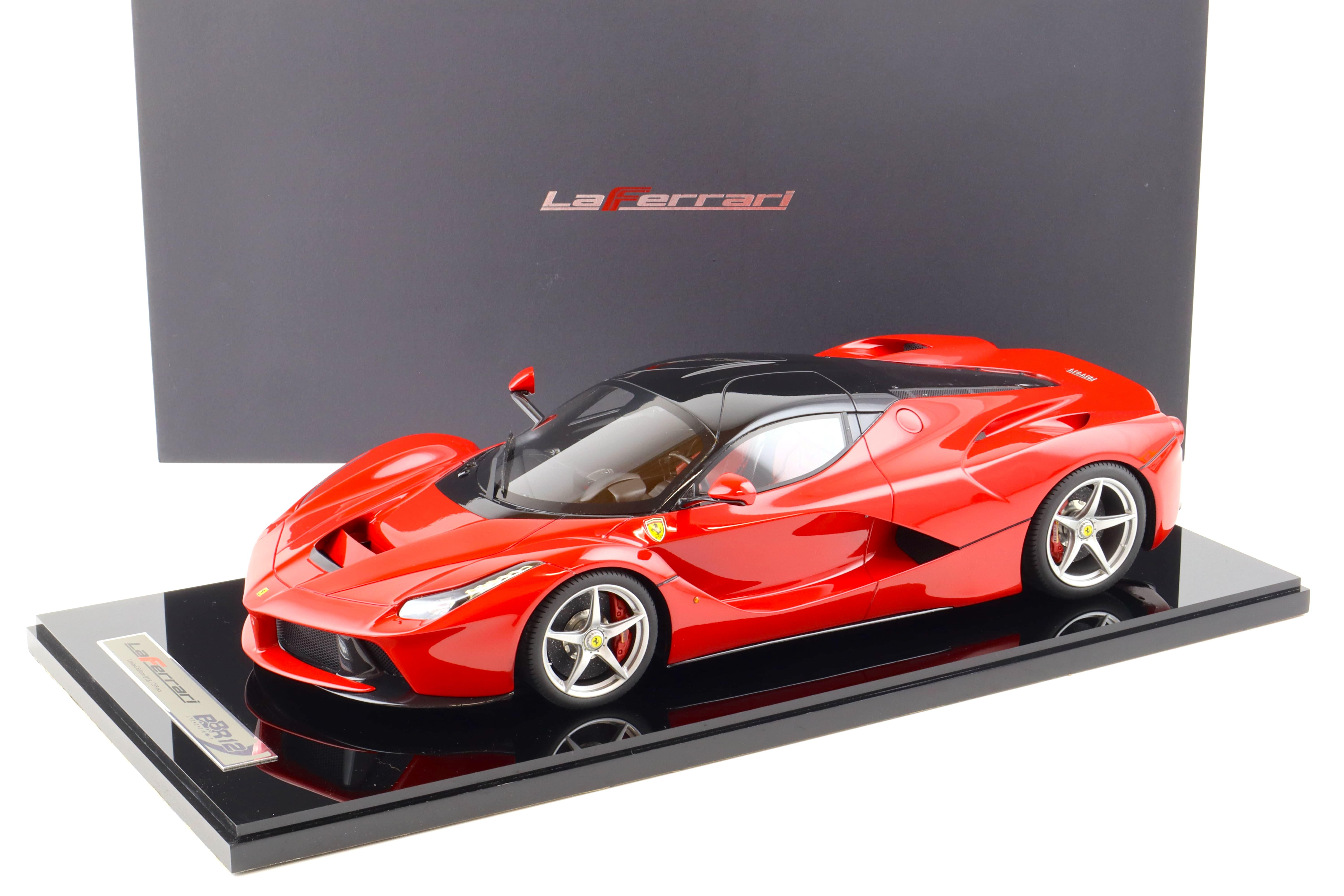 1:12 BBR Ferrari LaFerrari Geneve Motor Show 2013 red/ black roof - Limited 259 pcs.