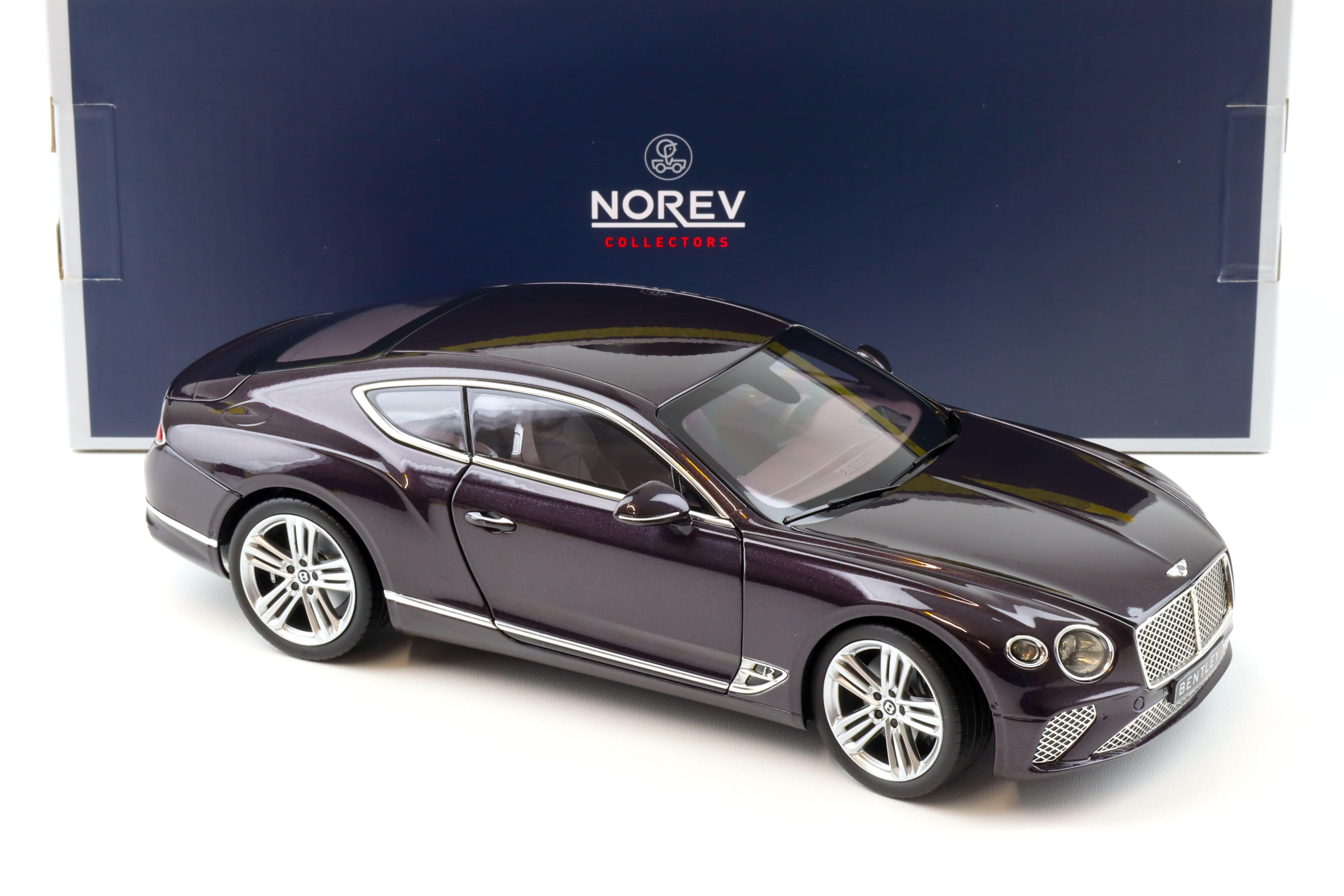 1:18 Norev Bentley Continental GT Coupe 2018 Damson purple metallic 182783