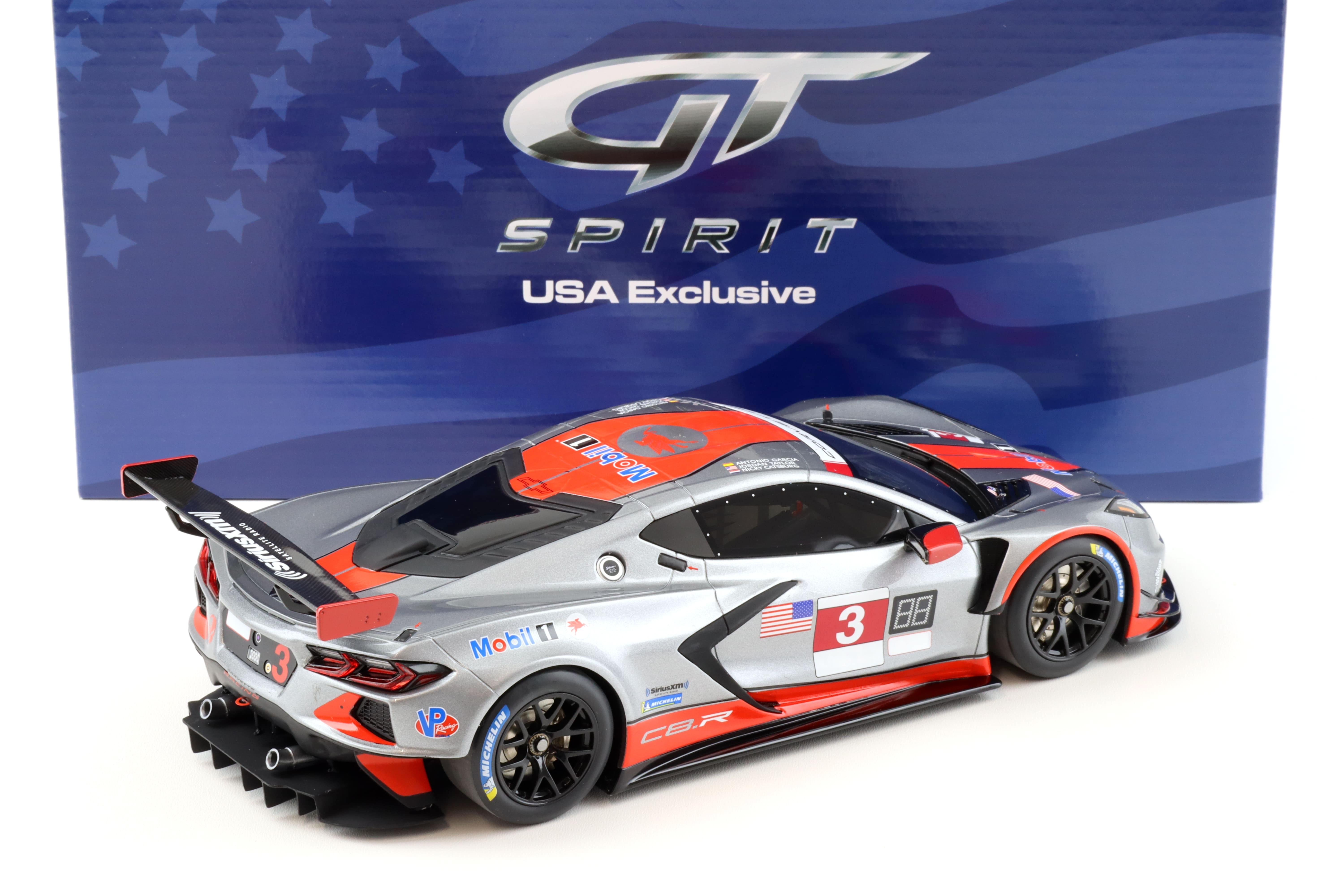 1:18 GT Spirit ACME US055 Chevrolet Corvette C8.R #3 Sebring 12h grey 2021