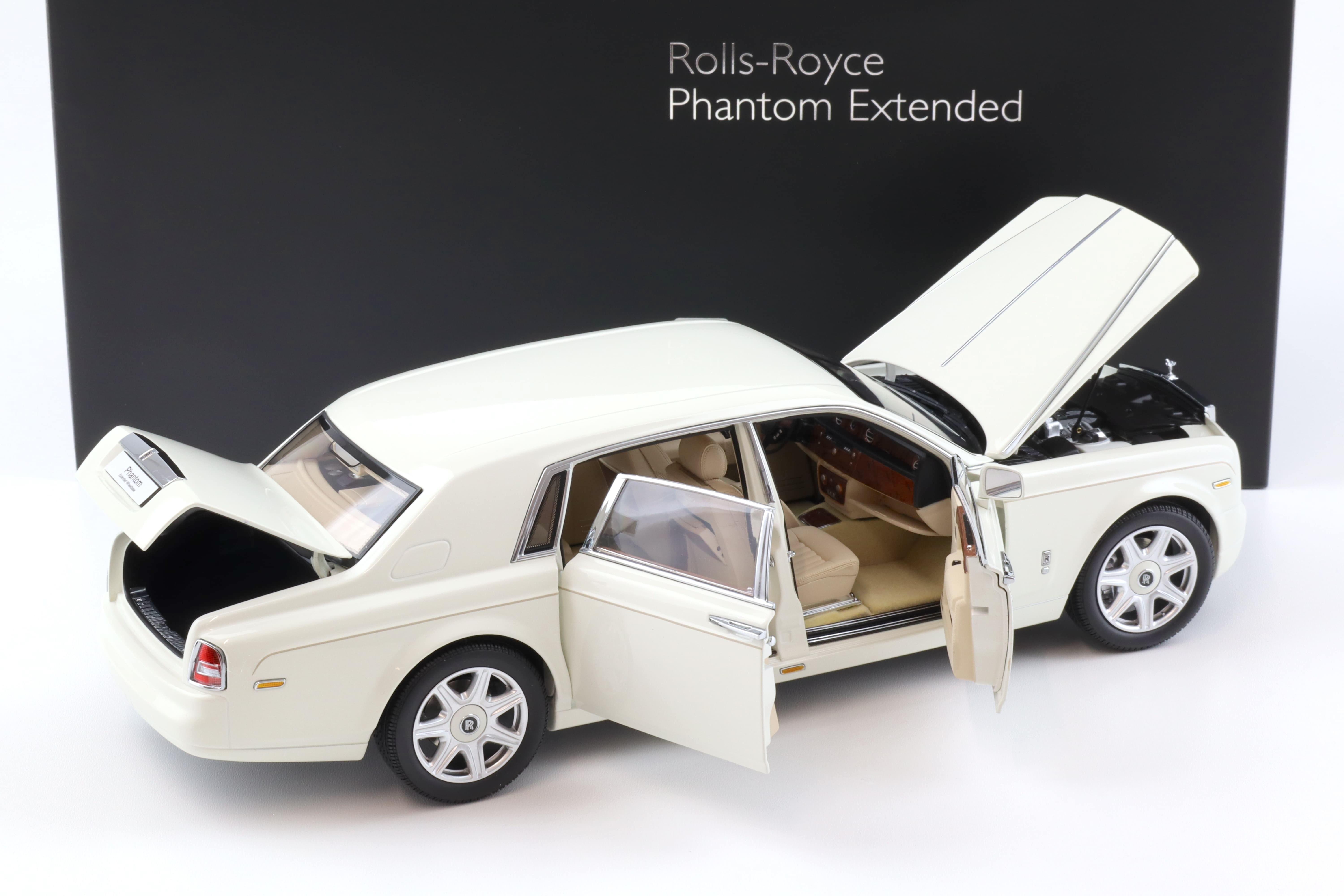 1:18 Kyosho Rolls Royce Phantom EWB Extended Wheelbase 2012 English white