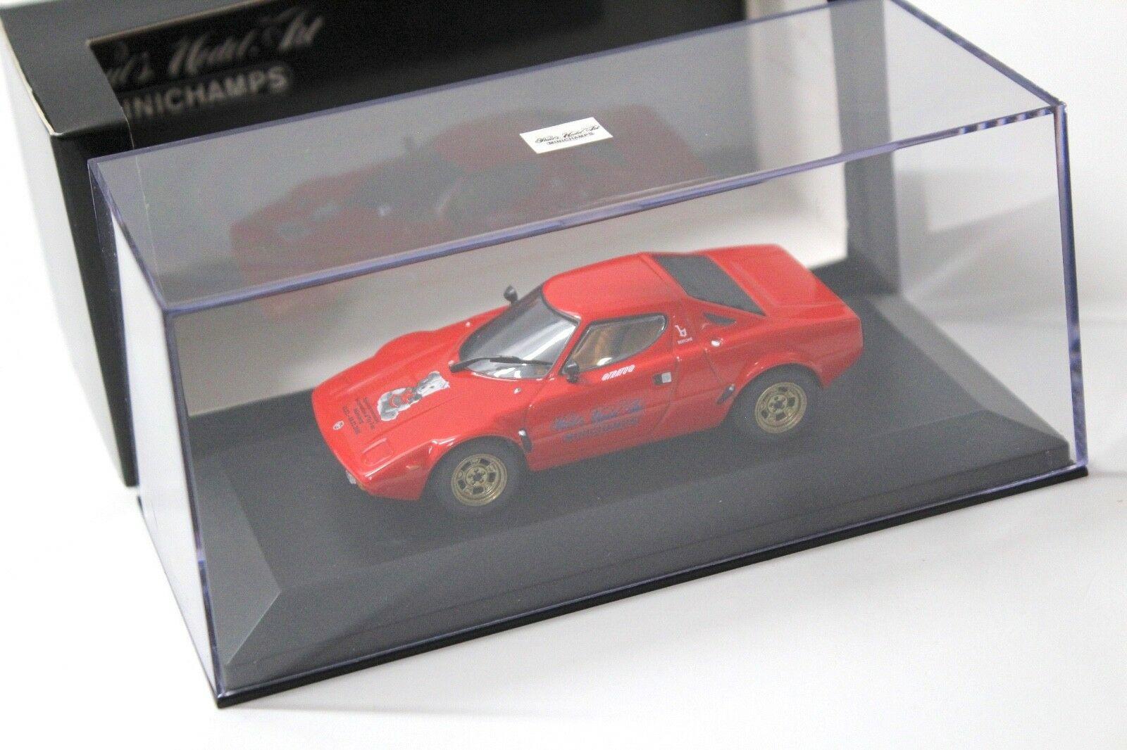 1:43 Minichamps Lancia Stratos HF "Spielwarenmesse TOY FAIR 2000" red