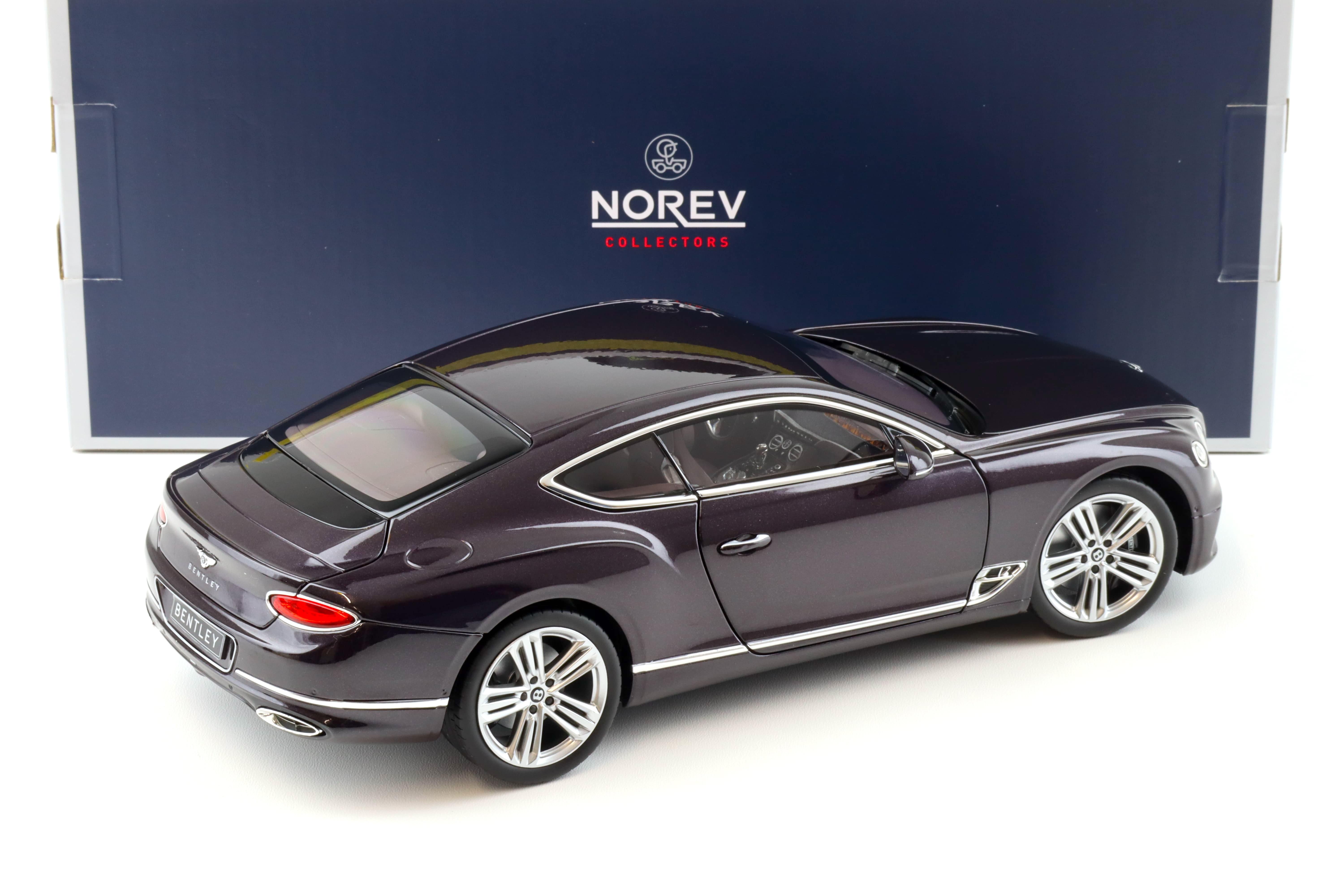 1:18 Norev Bentley Continental GT Coupe 2018 Damson purple metallic 182783