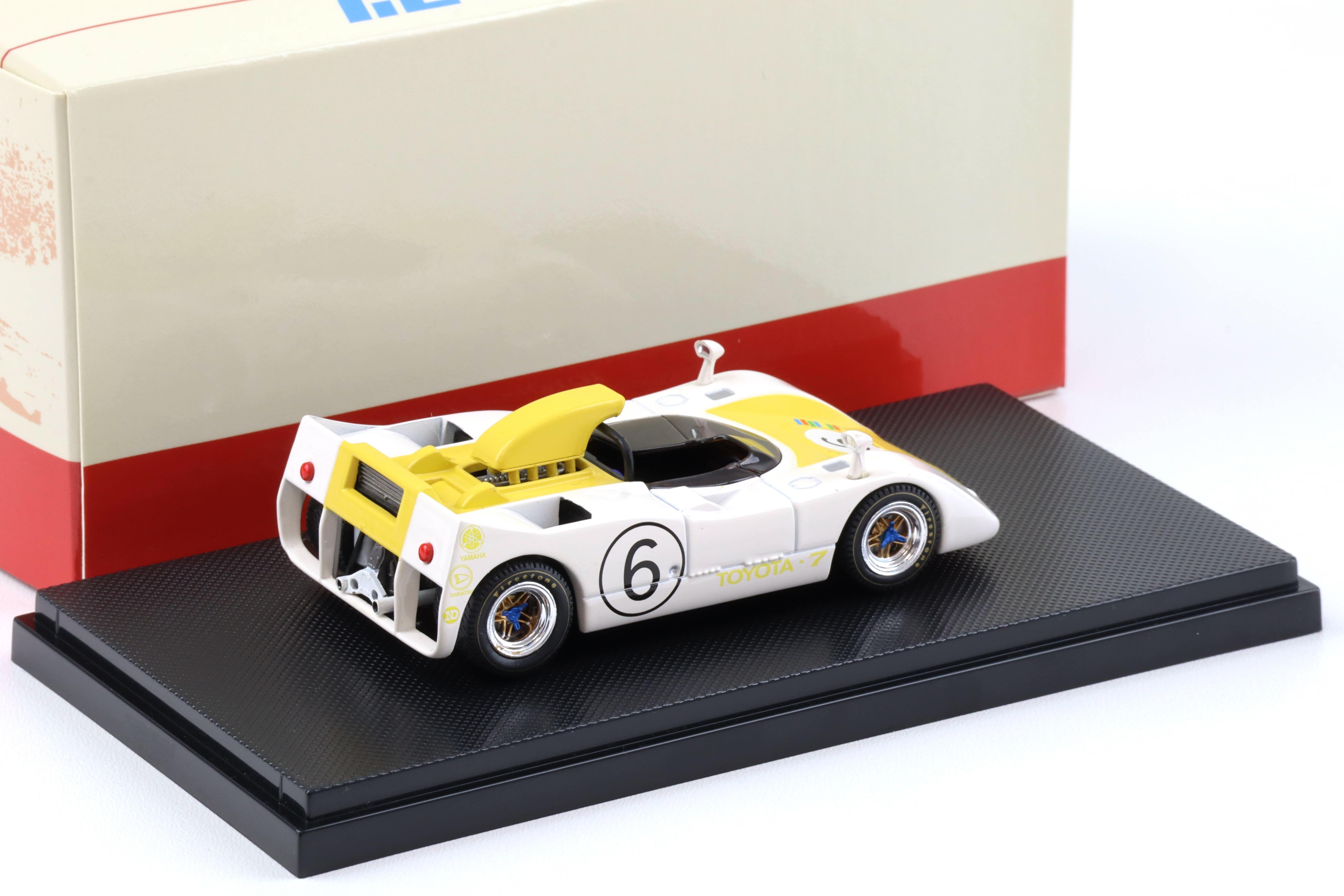 1:43 Ebbro Toyota 7 Japan GP 1969 #6 white/ yellow Mitsumasa Katie/ Kiyoshi Misaki