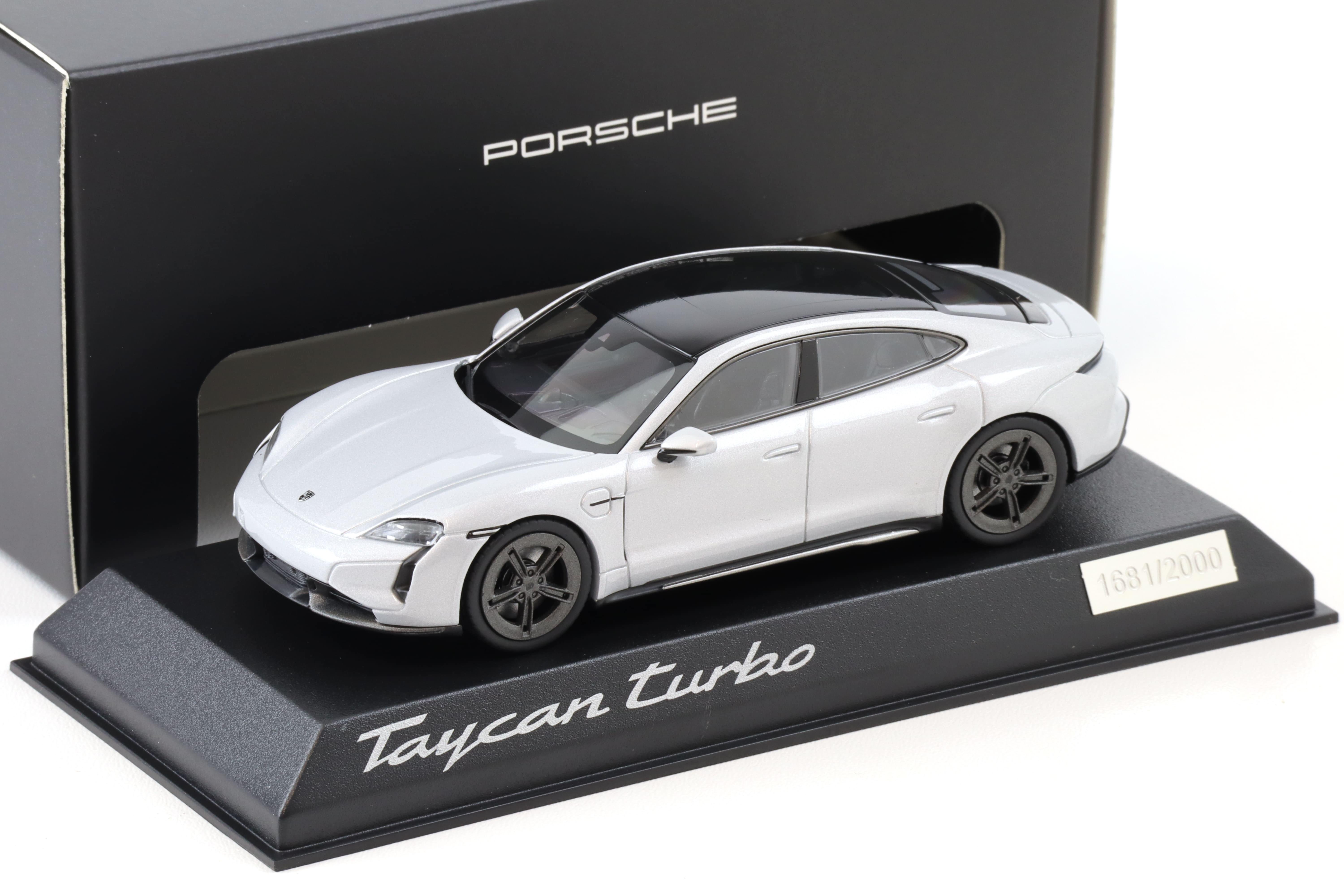 1:43 Norev Porsche Taycan Turbo (J1.2) Ice grey metallic WAP DEALER