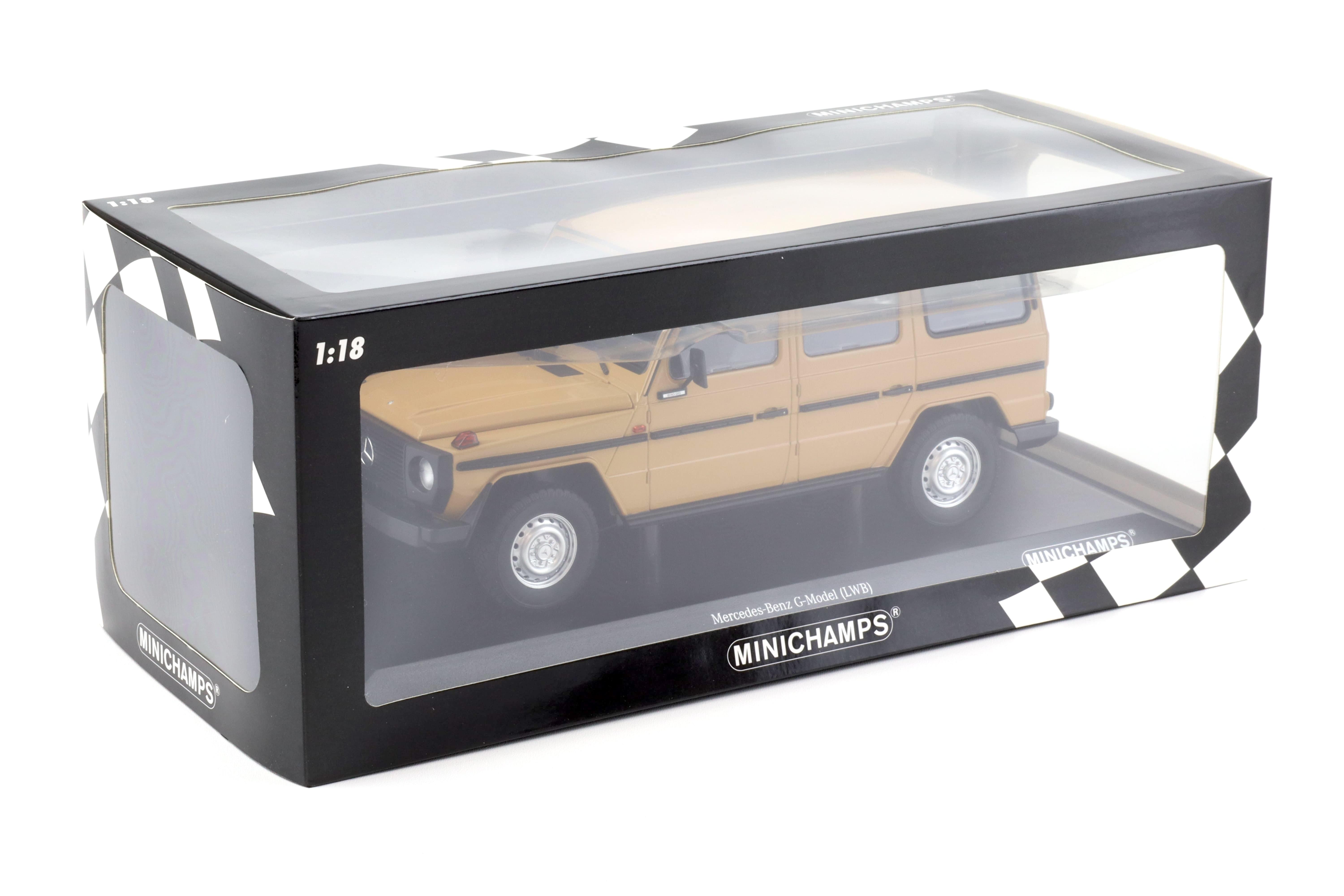 1:18 Minichamps Mercedes G-Klasse 240GD G-Model LWB W460 beige 1980