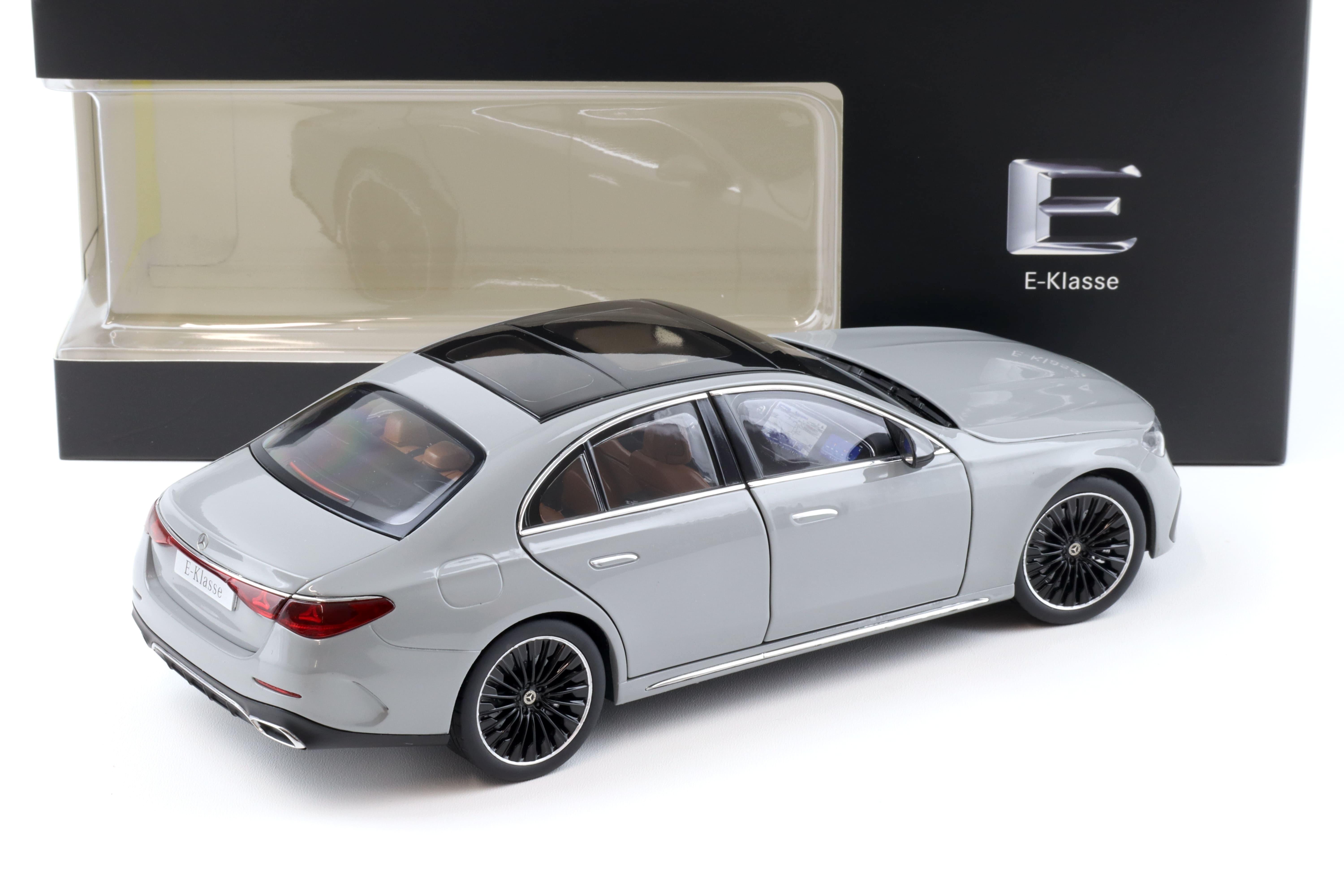 1:18 iScale Mercedes E-Klasse Limousine W214 AMG Line alpine grey solid DEALER VERSION