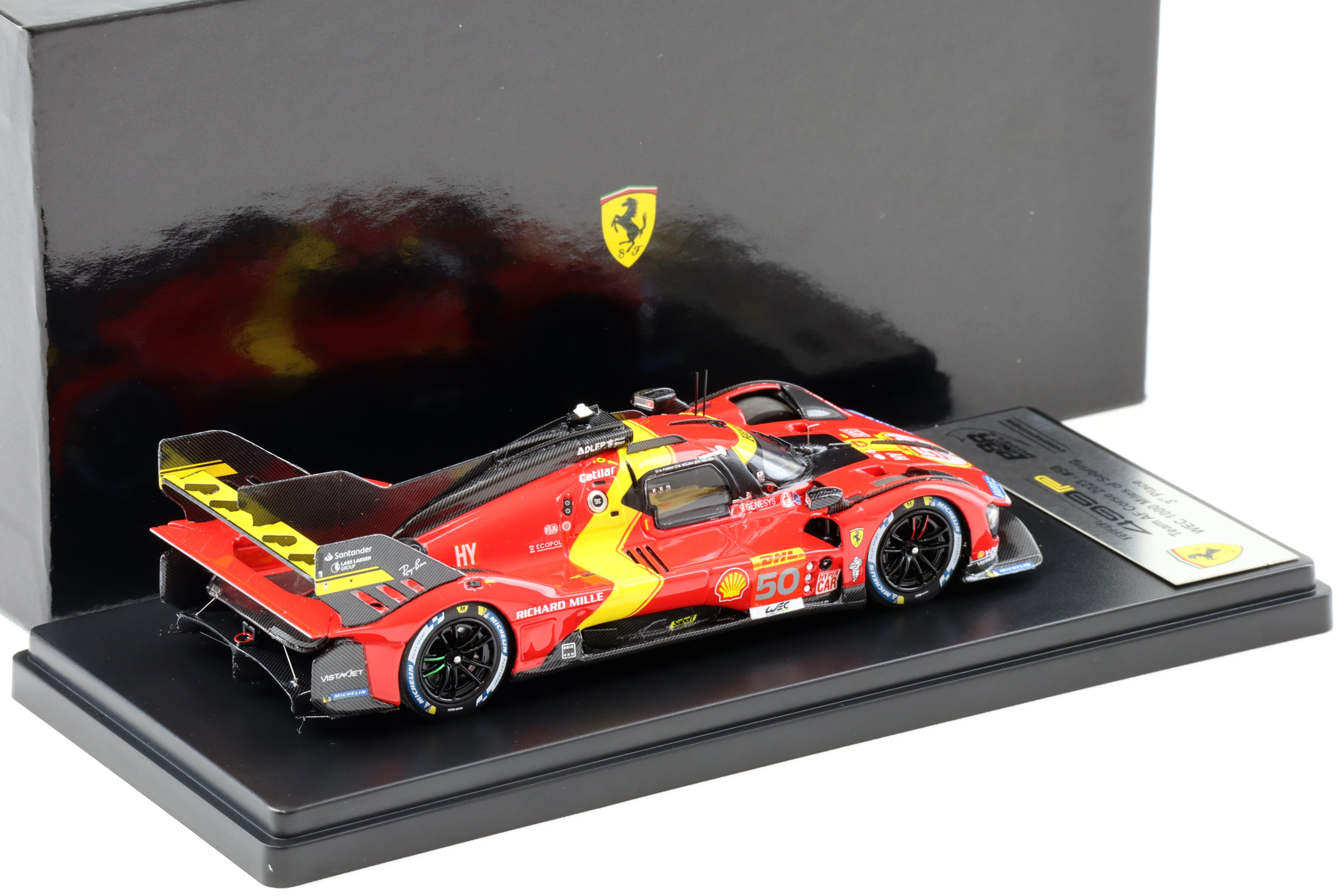 1:43 BBR Competition Ferrari 499P Team AF Corse 2023 #50 WEC 1000 Miles of Sebring