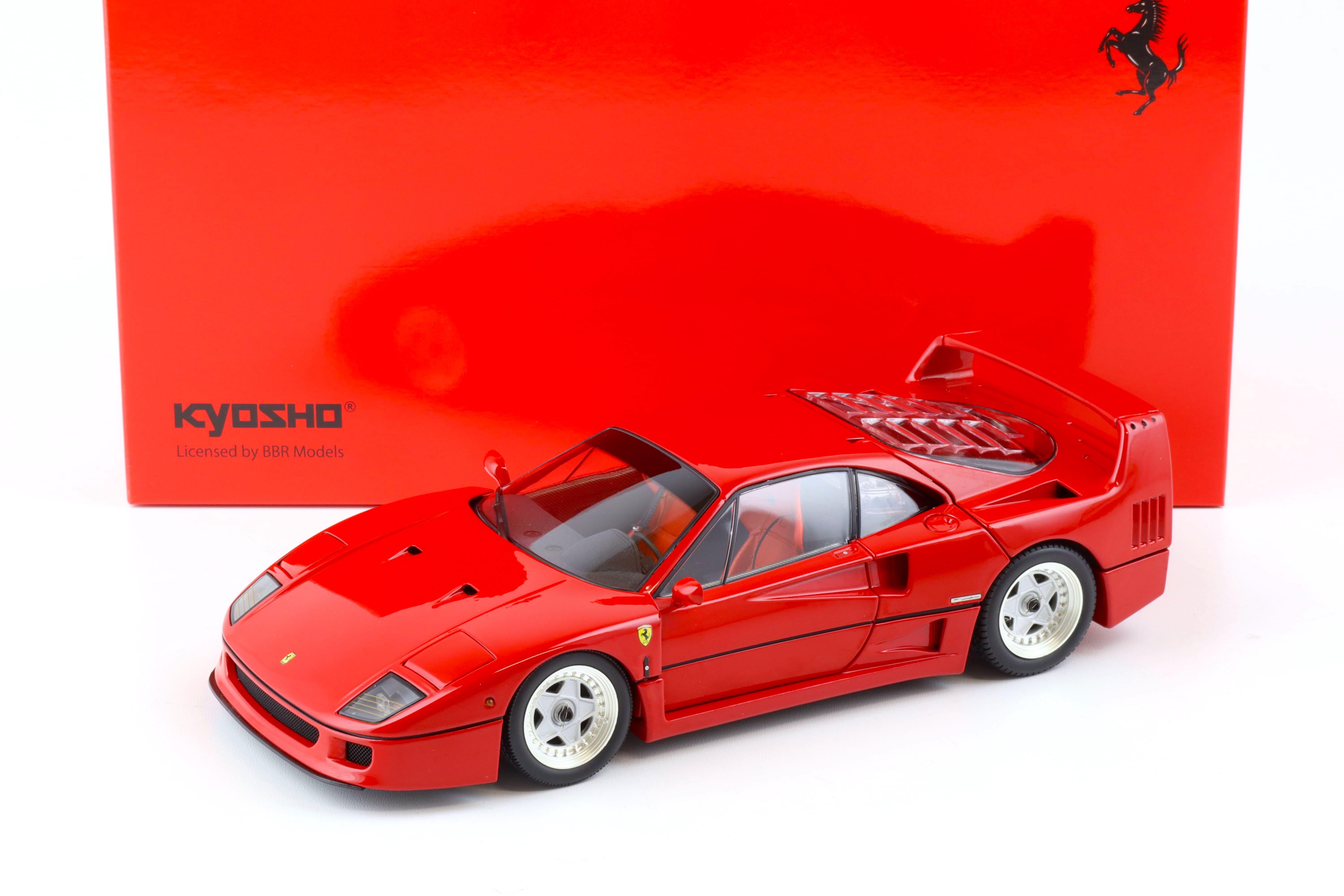 1:18 Kyosho 1987 Ferrari F40 Coupe red 08416R Die-Cast