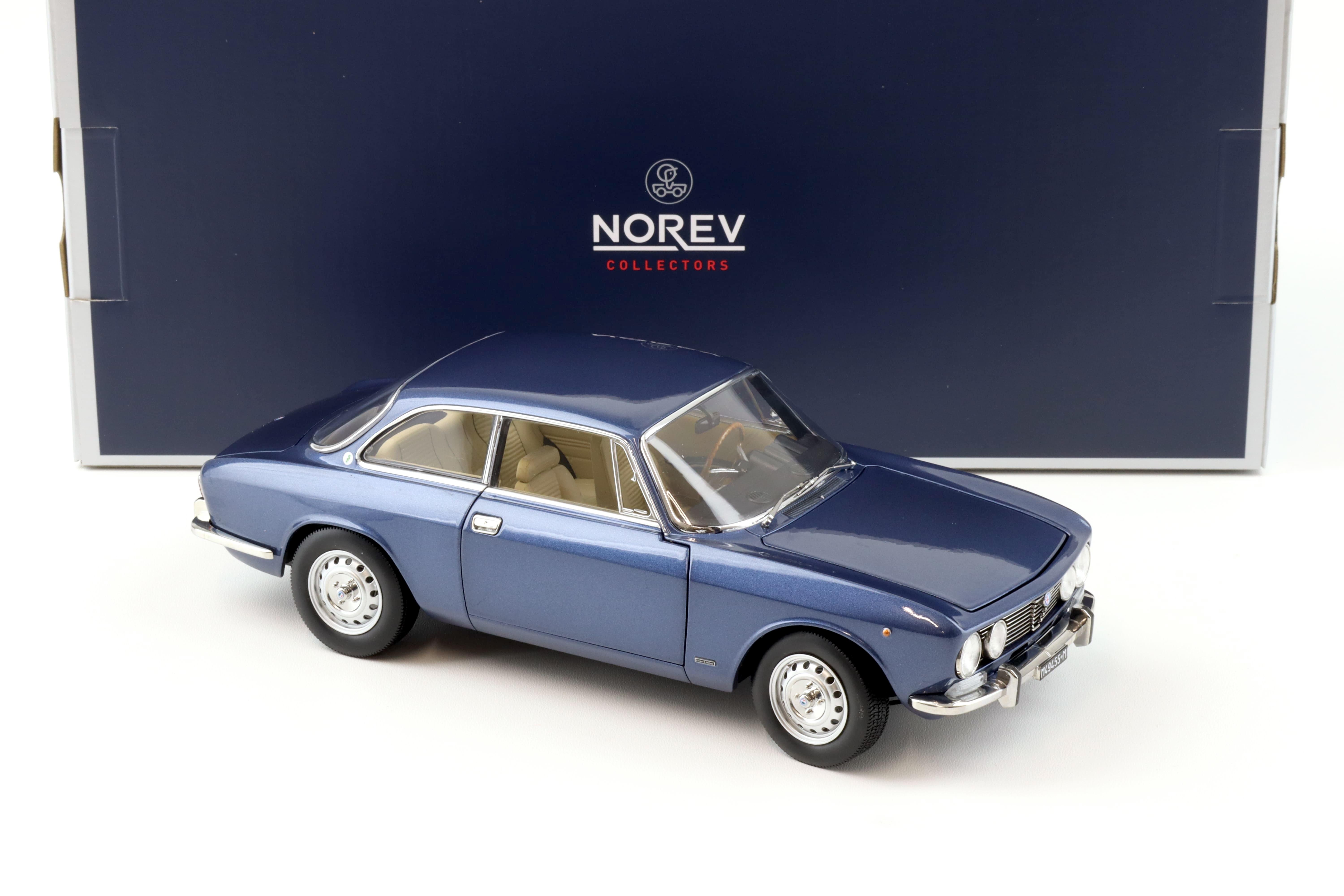 1:18 Norev Alfa Romeo 2000 GTV Coupe 1973 Blu Pervinca blue metallic - Limited 1000 pcs.