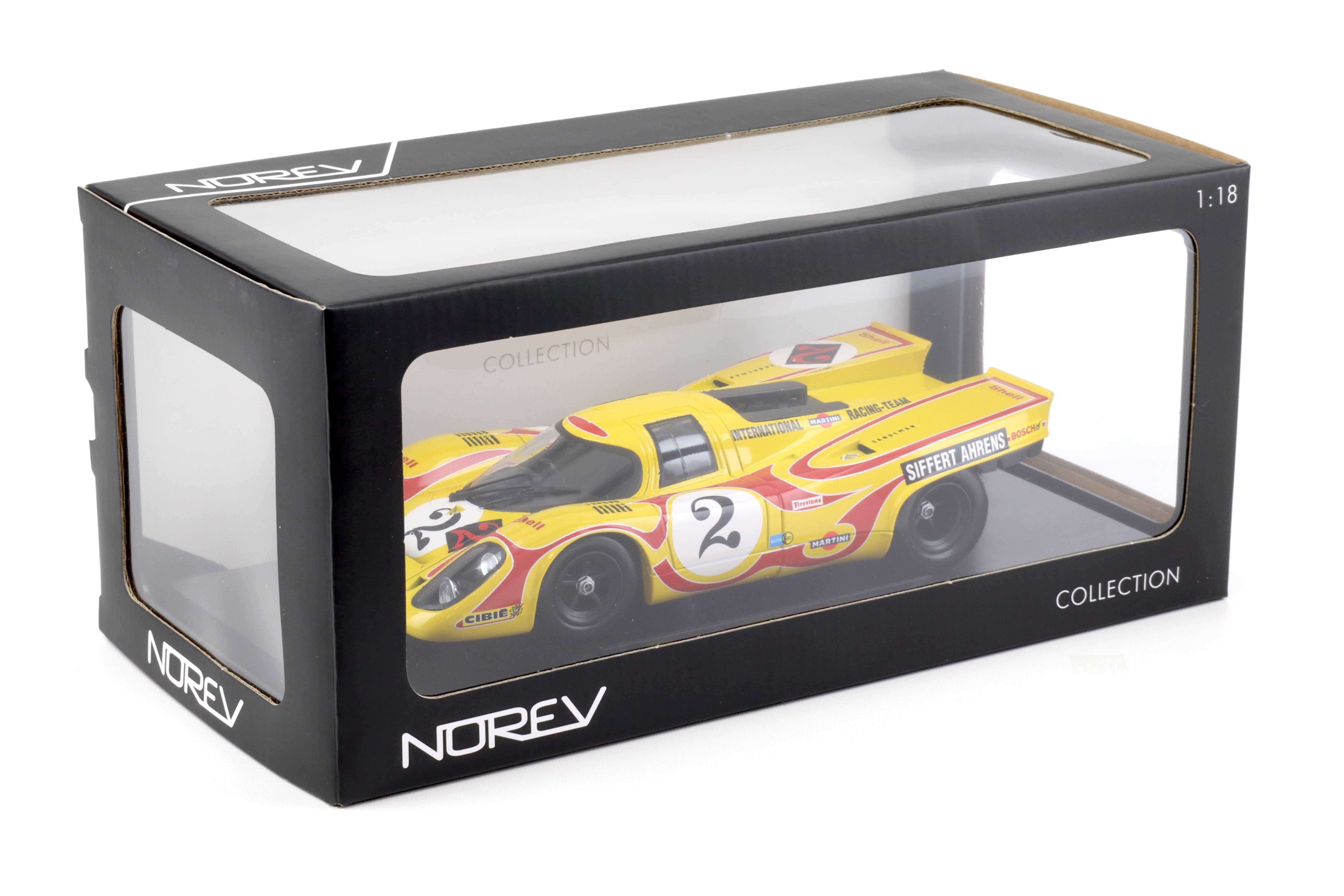 1:18 Norev Porsche 917K Team AAW Martini #2 Siffert/ Ahrens 9h Kyalami 1970