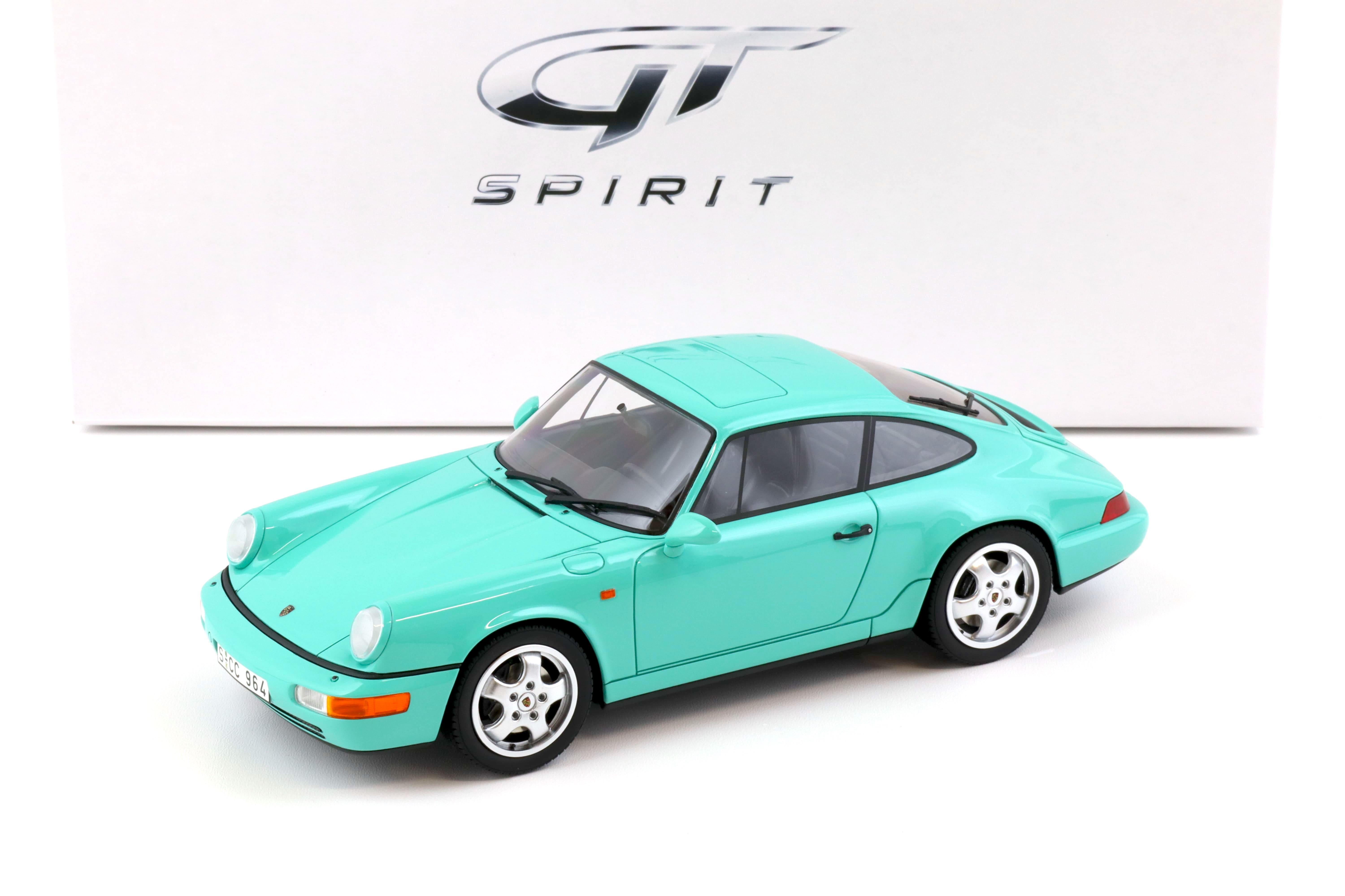 1:18 GT Spirit GT019C Porsche 911 (964) Carrera 4 Coupe mint green
