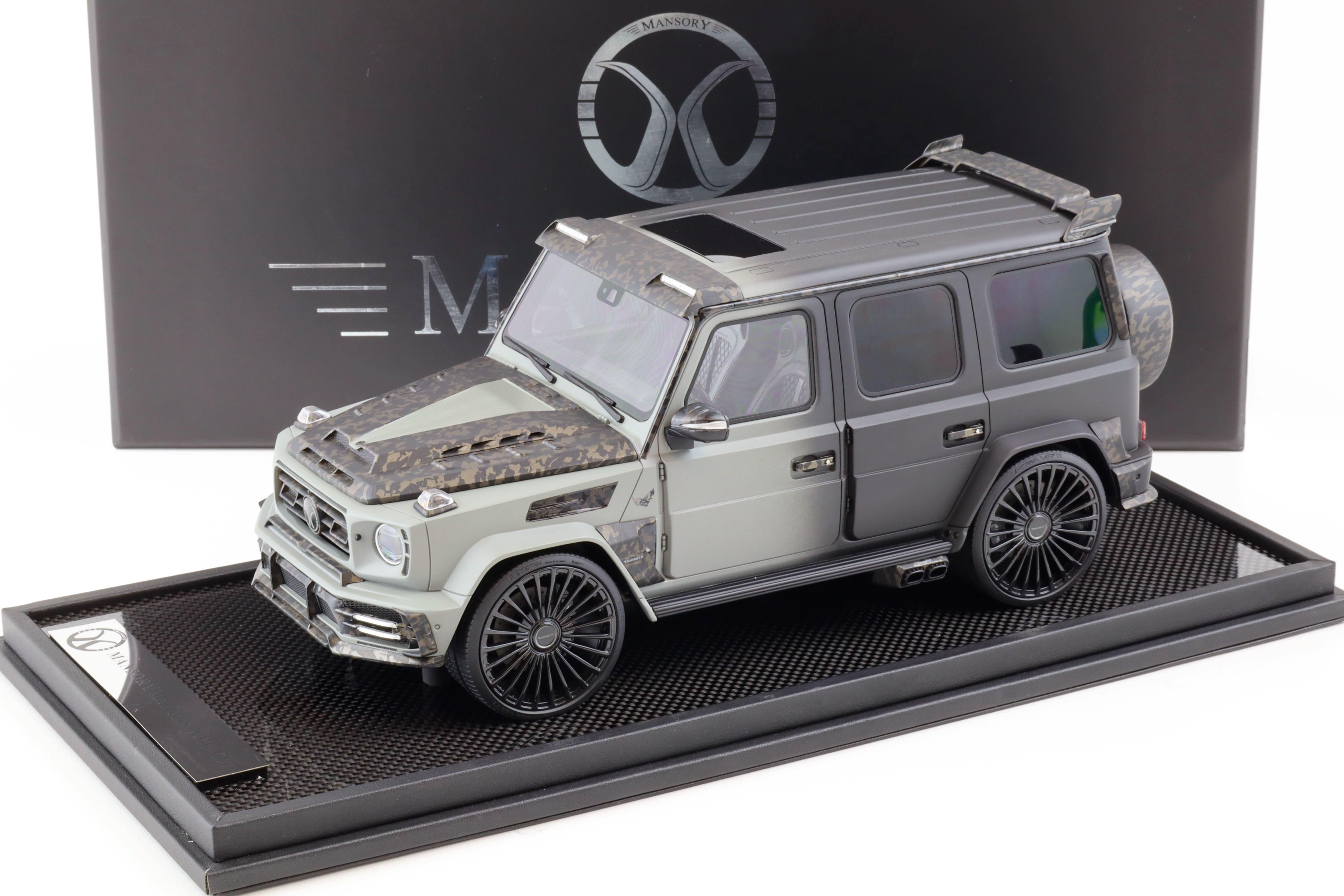 1:18 Motorhelix Mercedes G-Class G63 AMG Mansory UAE matt black/ grey - Limited 99 pcs.