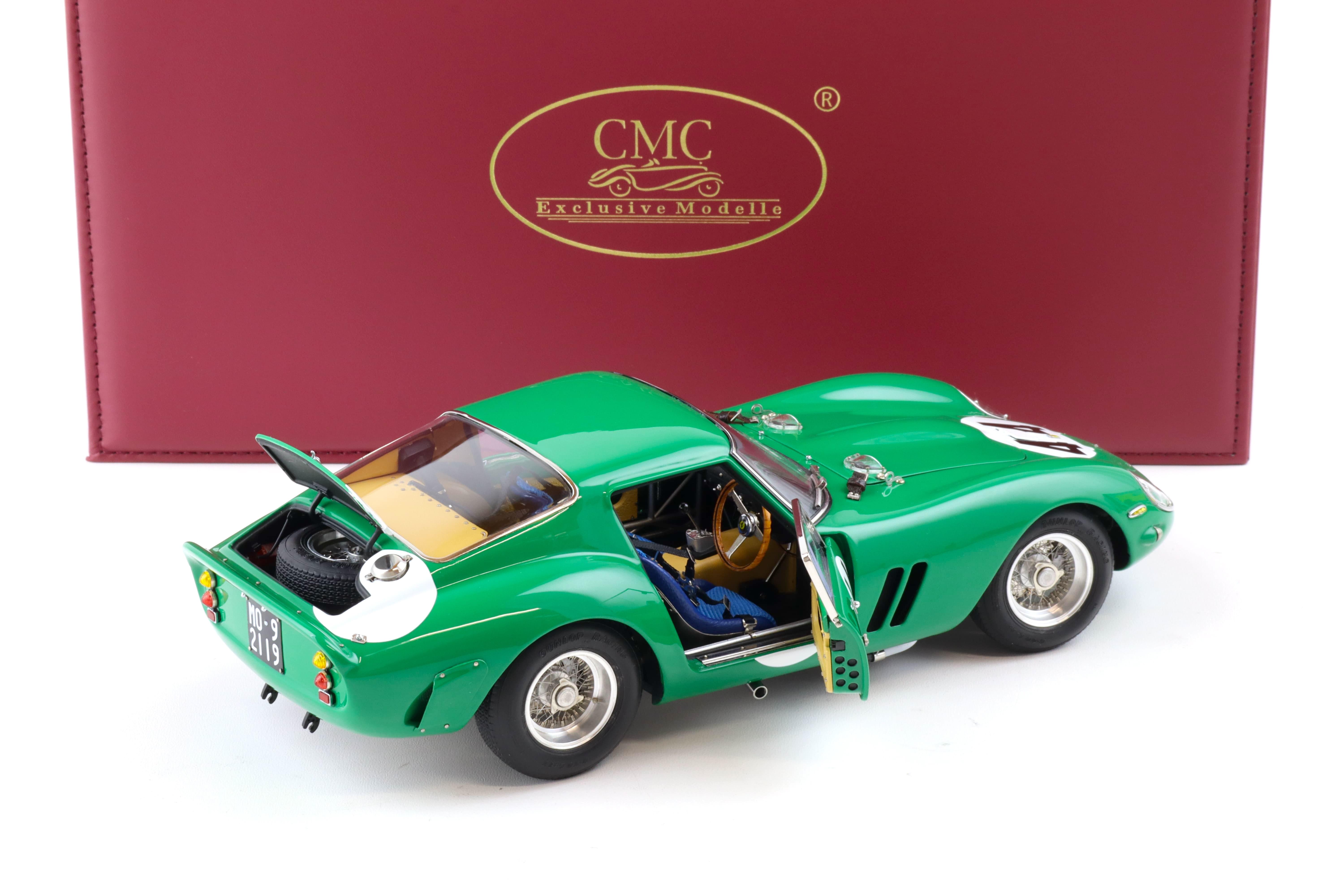 1:18 CMC Ferrari 250 GTO Silverstone 1963 David Piper #44 green M-248