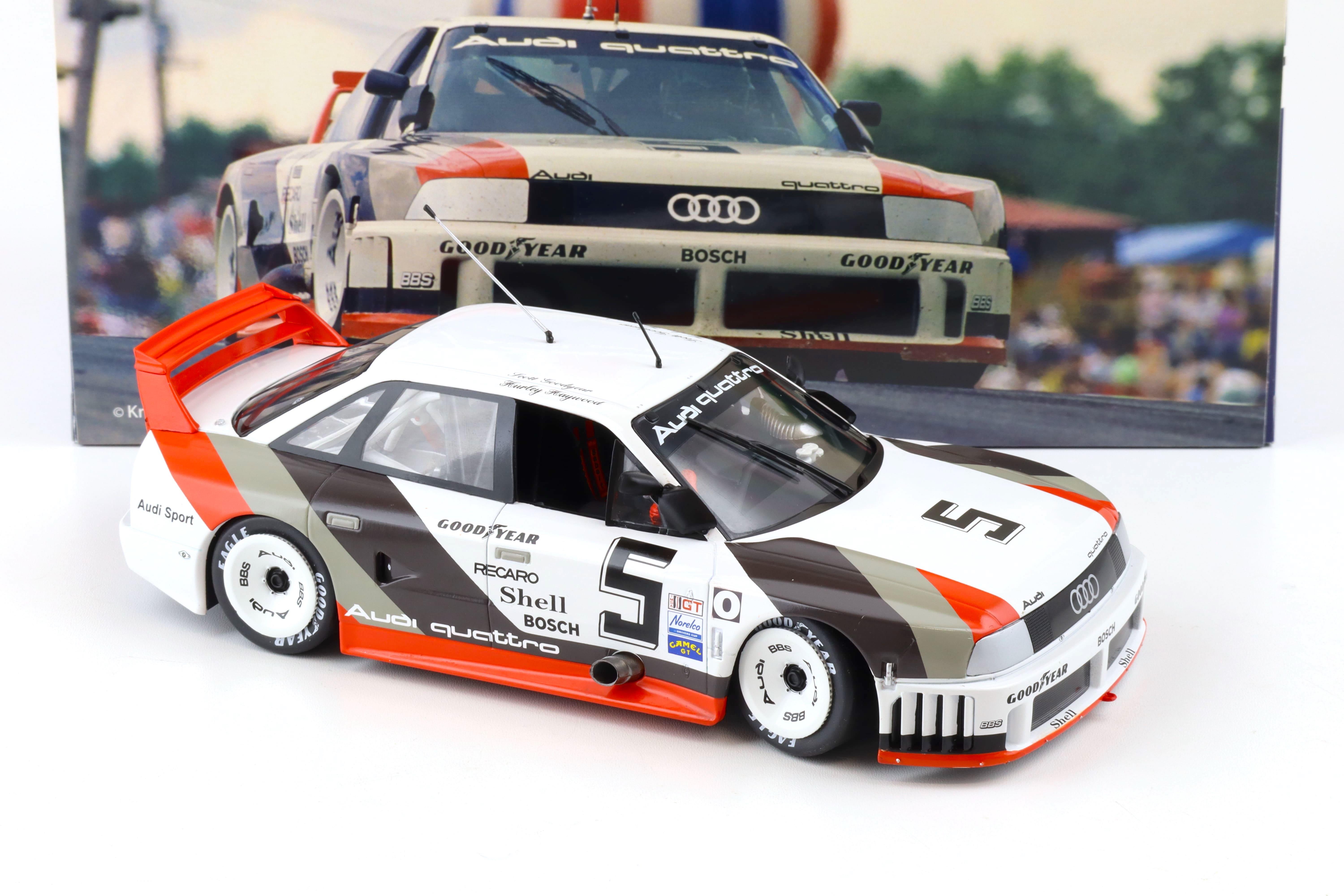 1:18 WERK83 Audi 90 IMSA GTO 500km Road America 1989 Haywood/ Goodyear #5