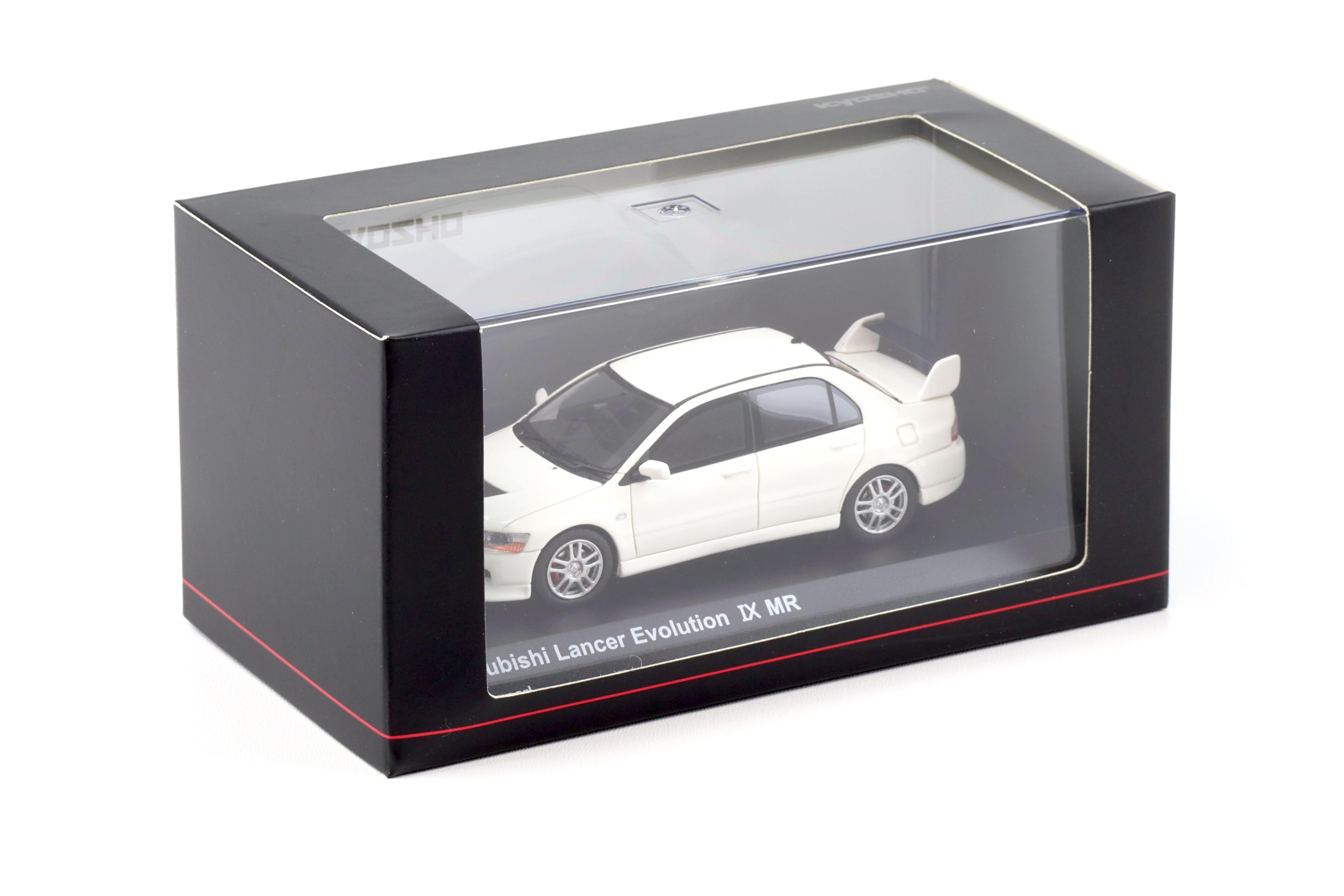 1:43 Kyosho Mitsubishi Lancer Evolution IX MR white pearl KSR43111W