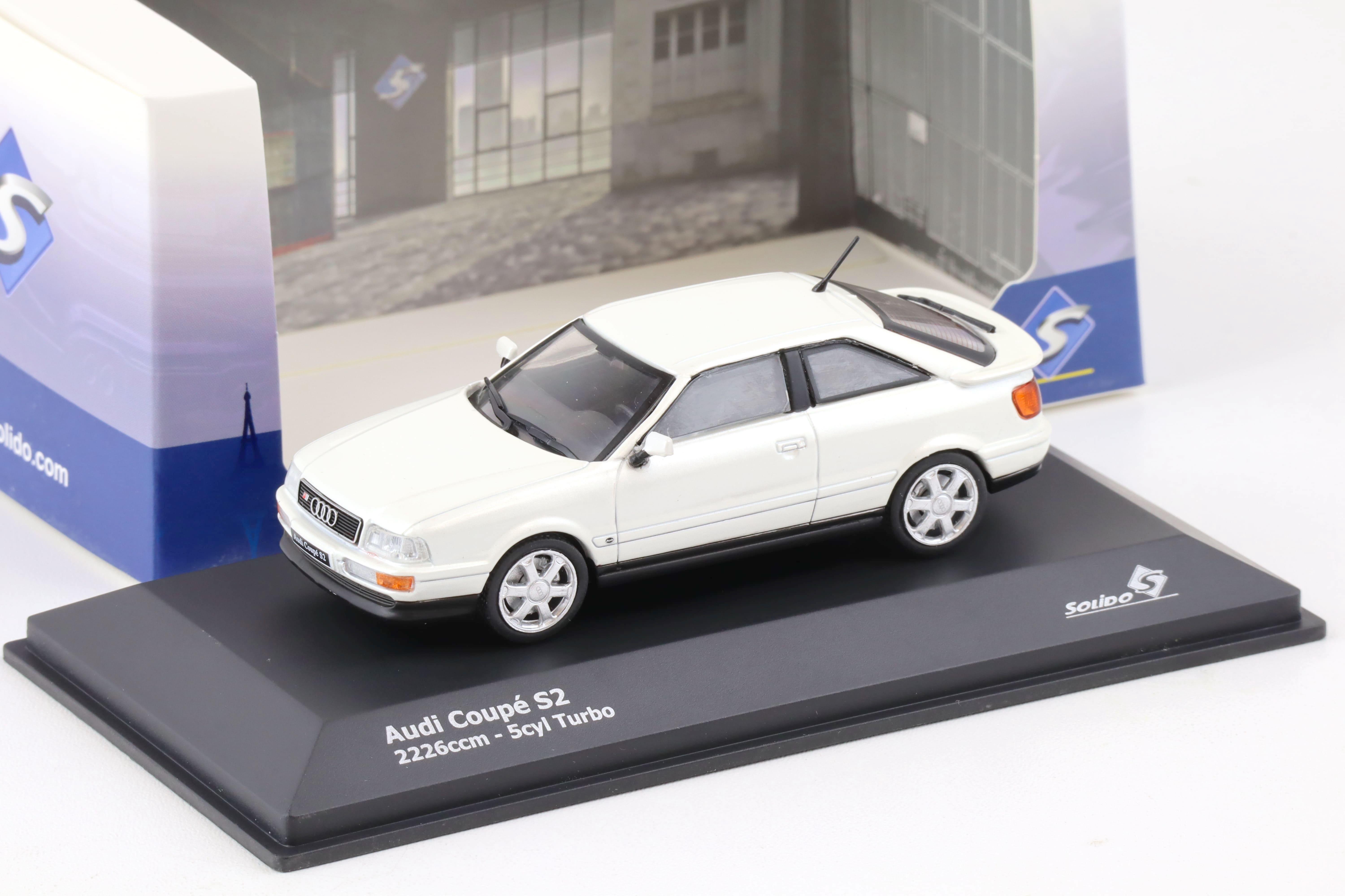 1:43 Solido Audi S2 Coupe white metallic 1992
