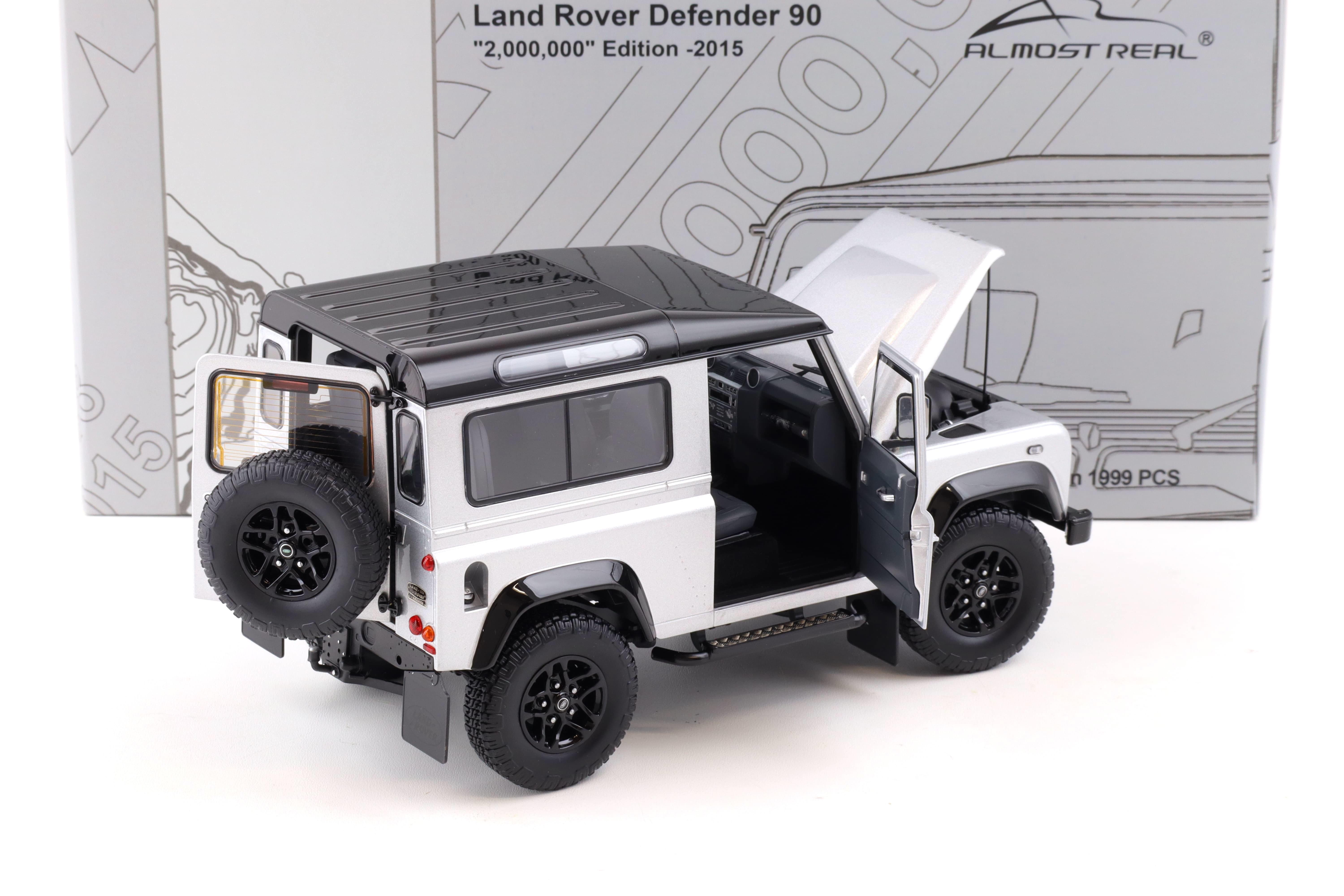 1:18 Almost Real Land Rover Defender 90 "2.000.000 Edition 2015" silver metallic