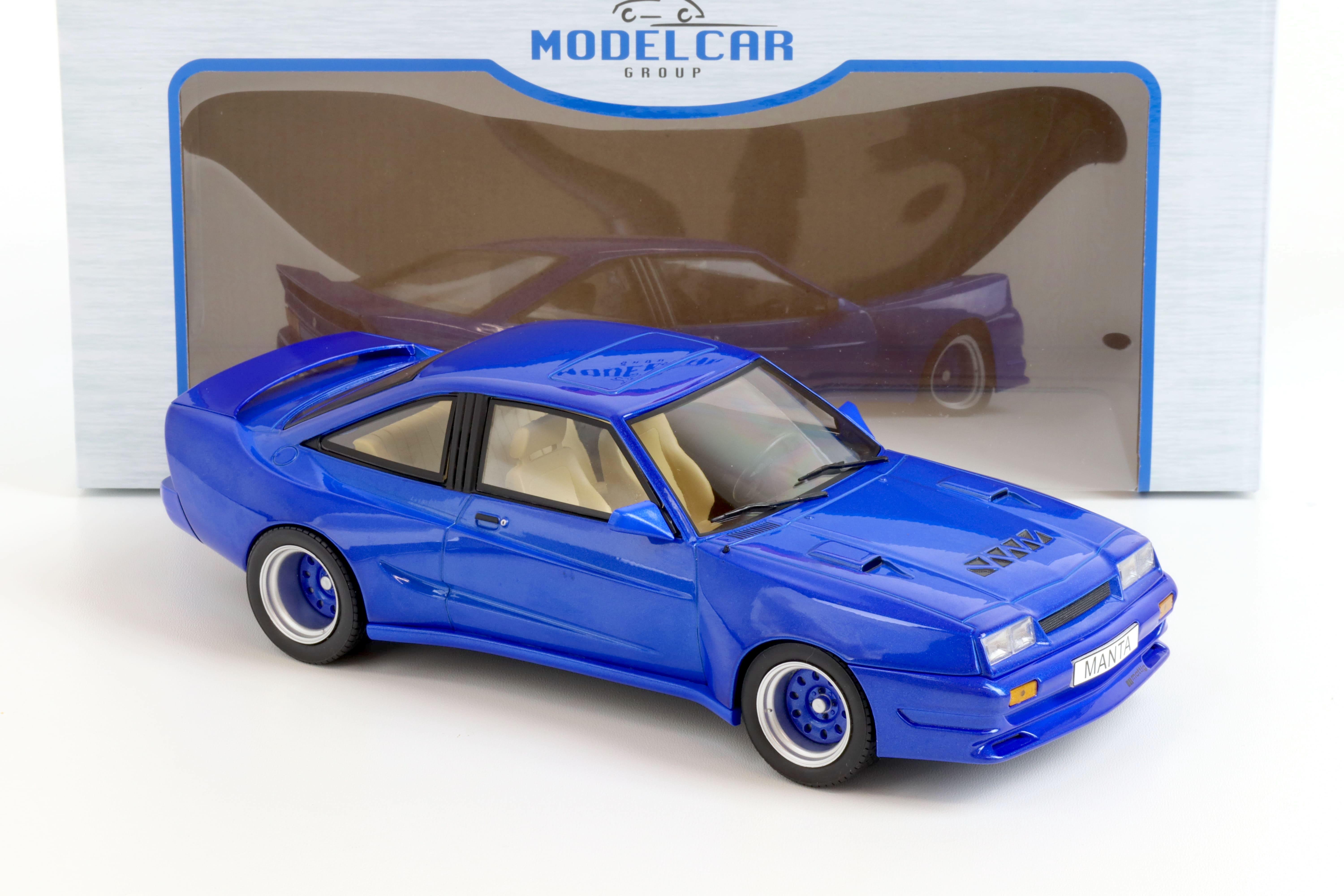 1:18 MCG Opel Manta B Mattig 1991 blue metallic