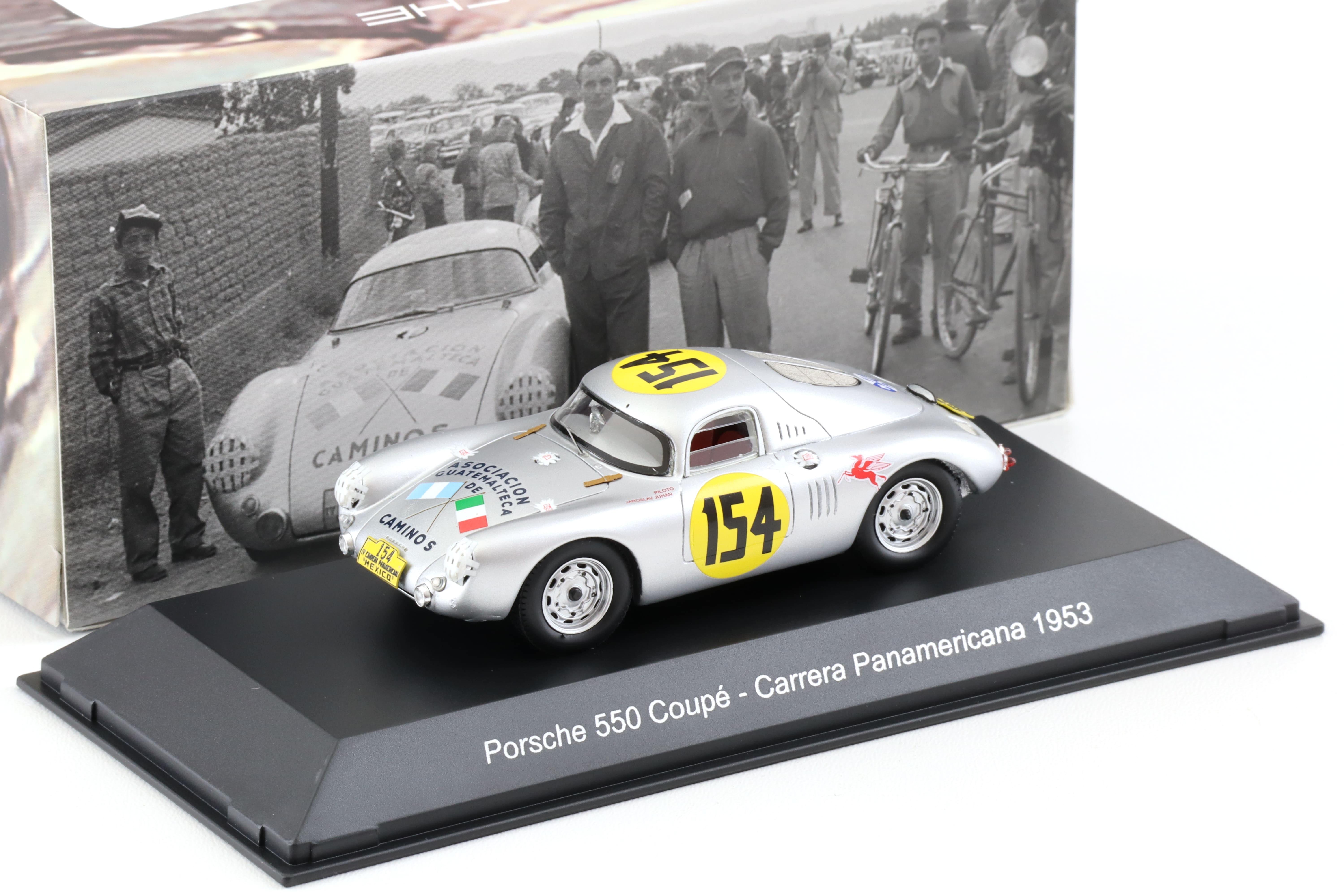 1:43 Spark Porsche 550 Coupe Carrera Panamericana 1953 #154 MAP Porsche Museum