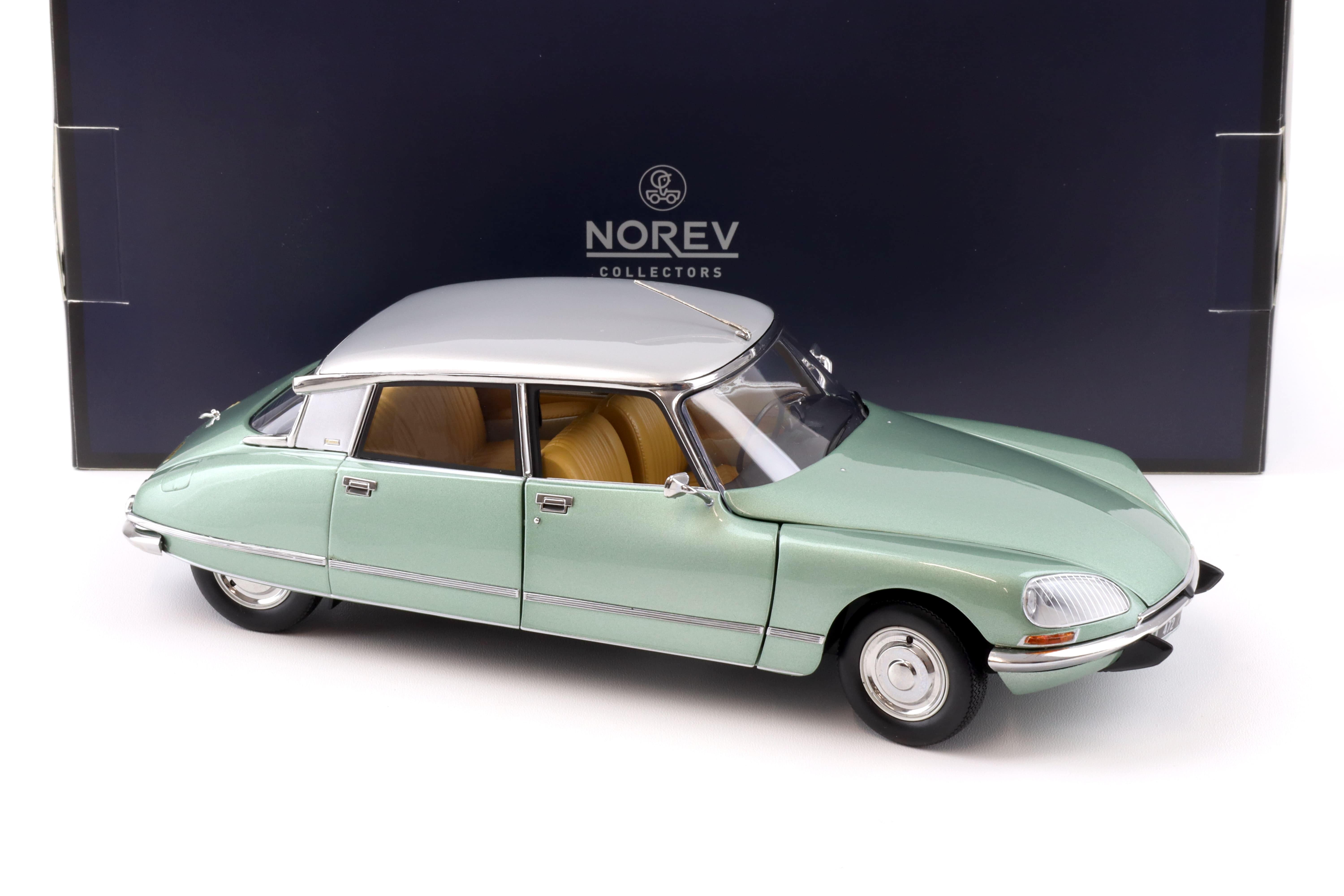 1:18 Norev Citroen DS 23 Pallas 1972 green metallic - Limited 400 pcs.