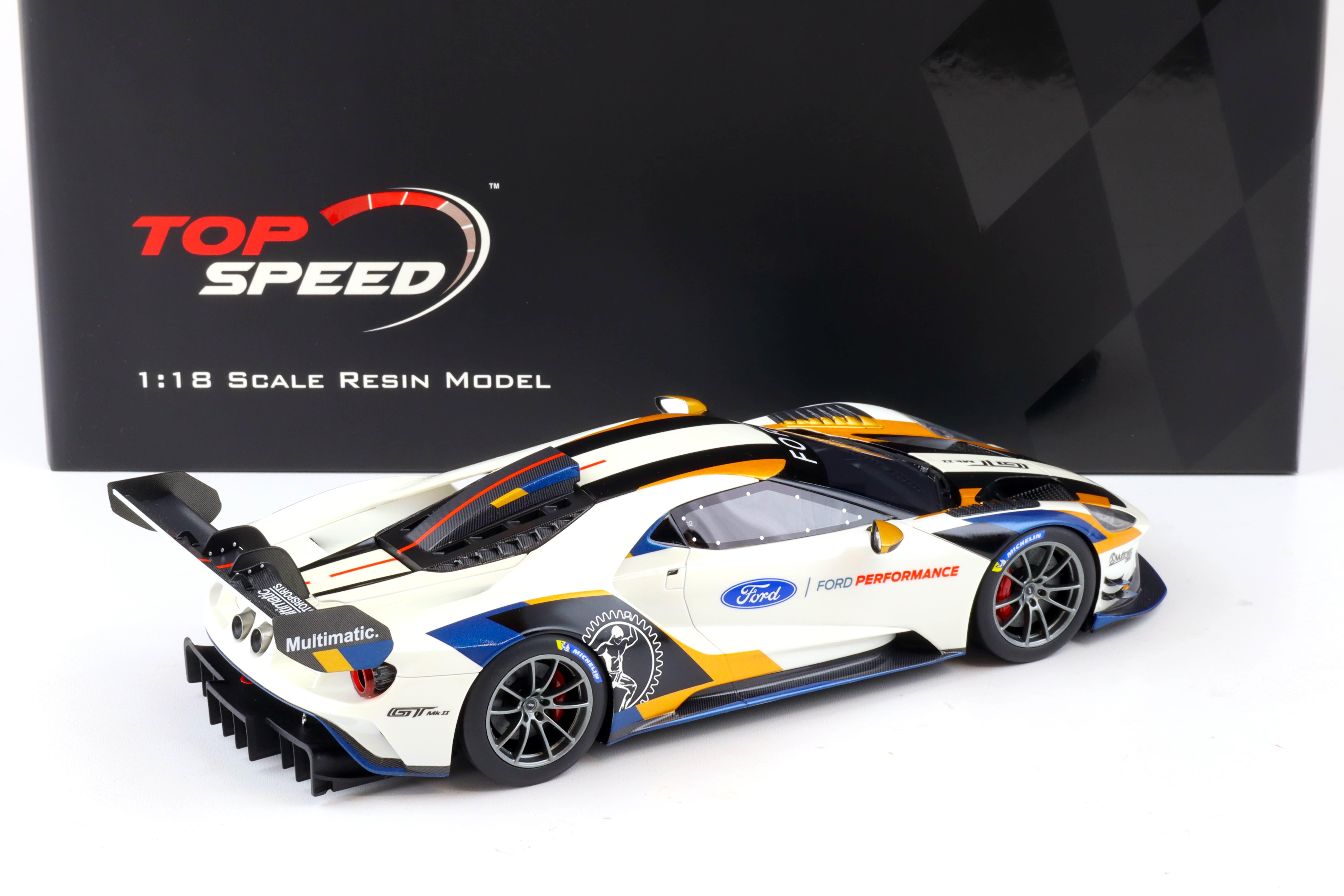 1:18 Top Speed Ford GT MK II 2019 Pebble Beach Concours D'elegance TS0268