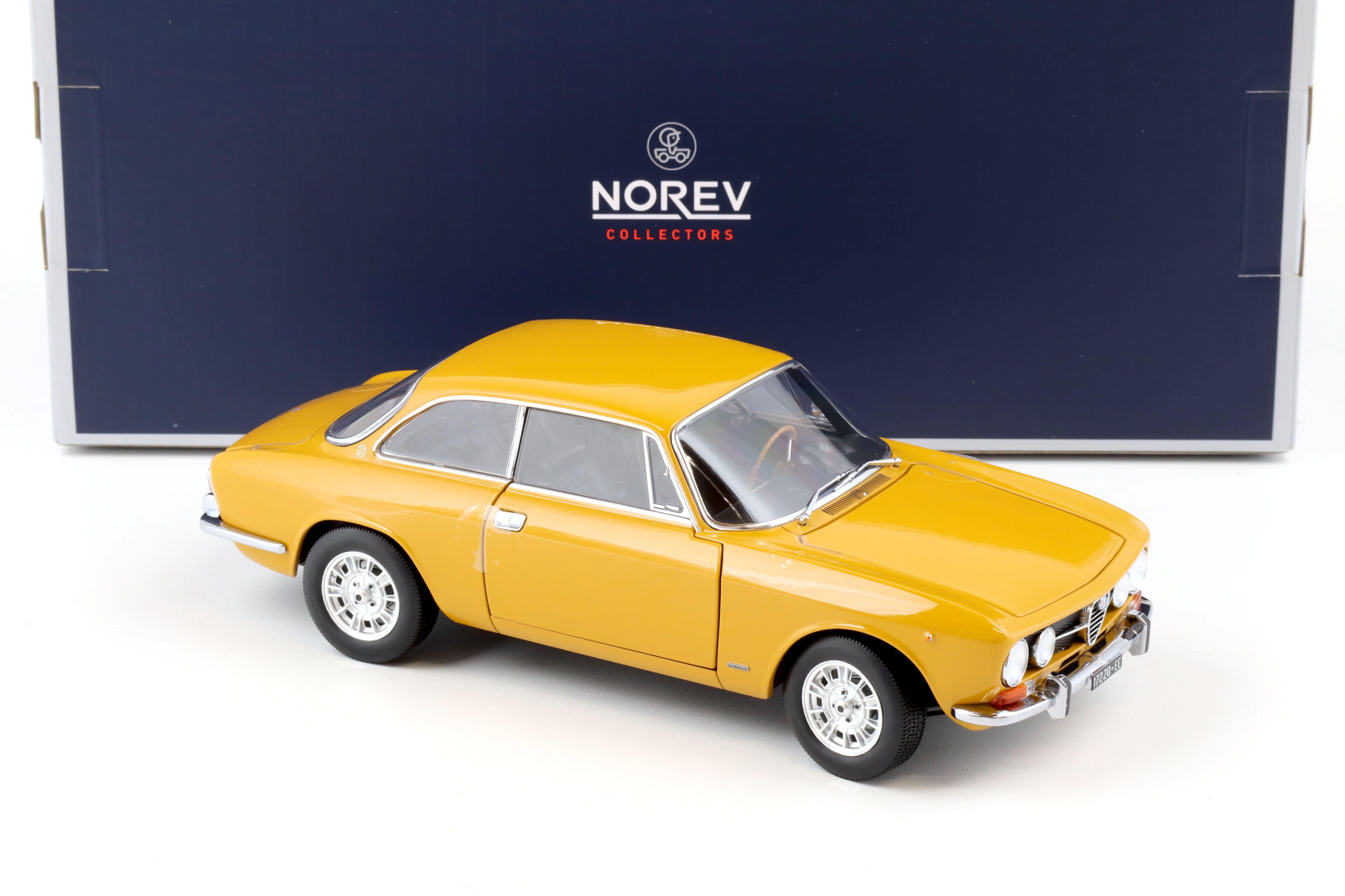 1:18 Norev 1970 Alfa Romeo 1750 GTV Coupe yellow