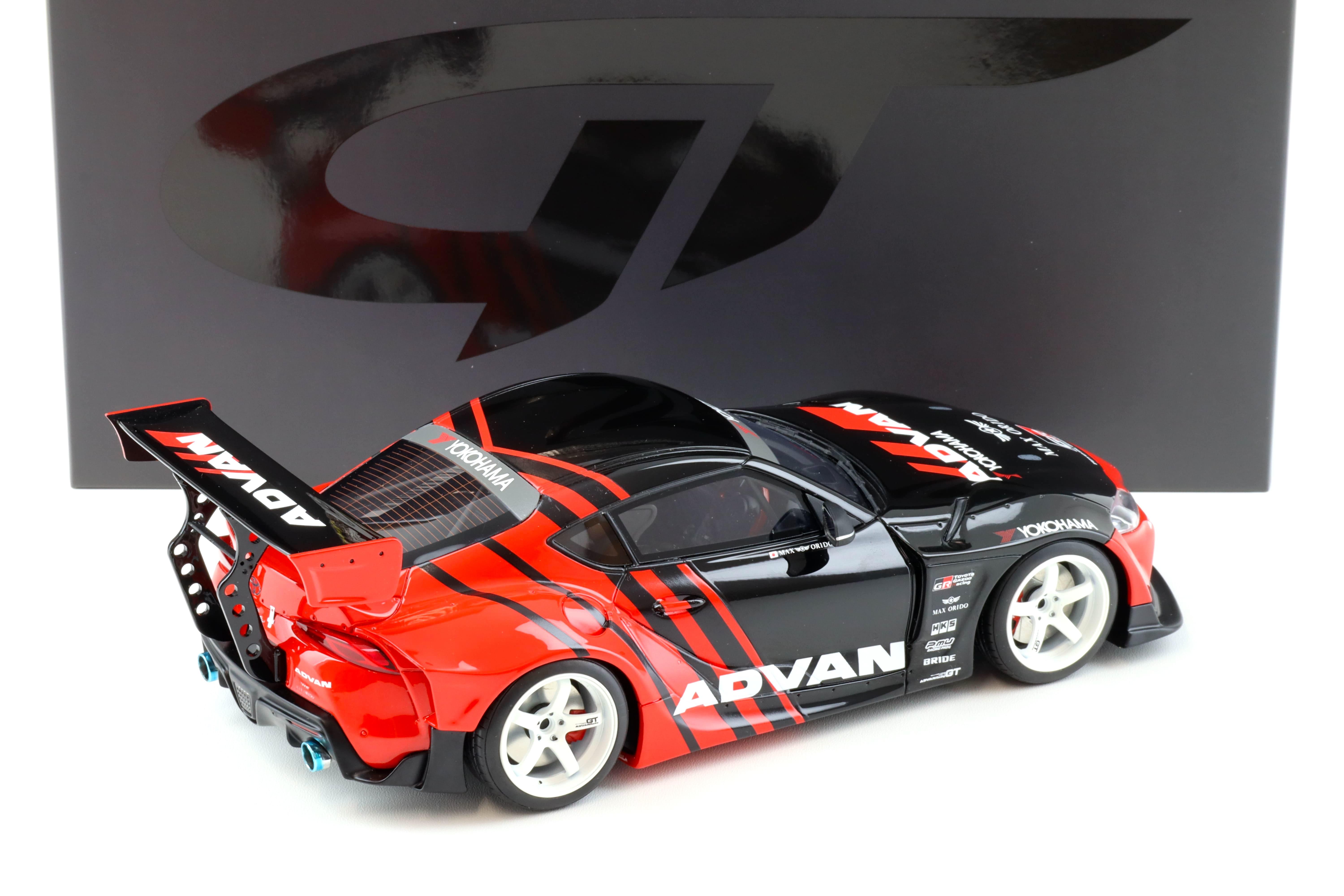 1:18 GT Spirit GT889 Toyota Supra GR by ADVAN 2020 black/ red