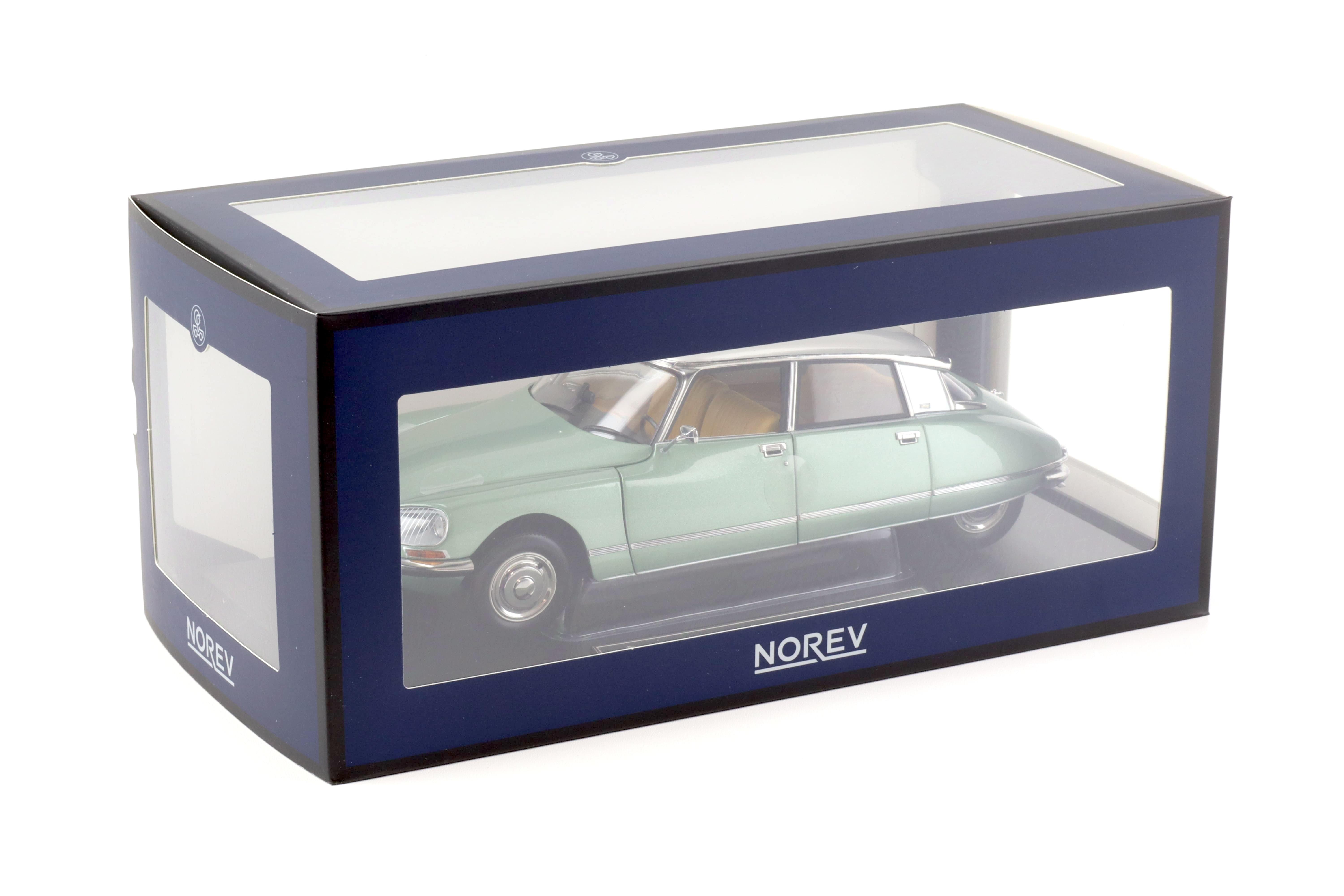 1:18 Norev Citroen DS 23 Pallas 1972 green metallic - Limited 400 pcs.