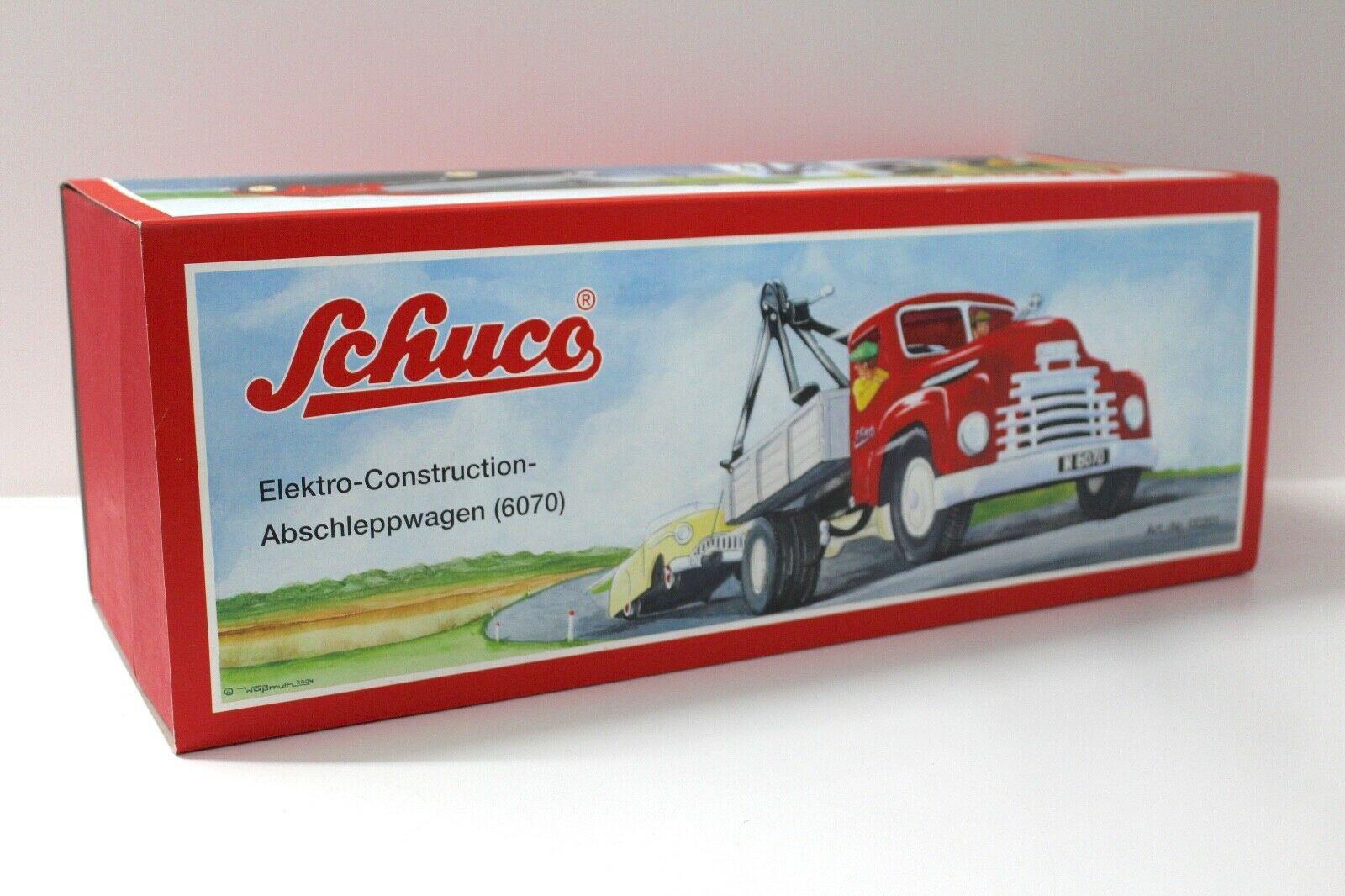 Schuco 6070 Elektro Construction Abschleppwagen Abschlepper LKW red