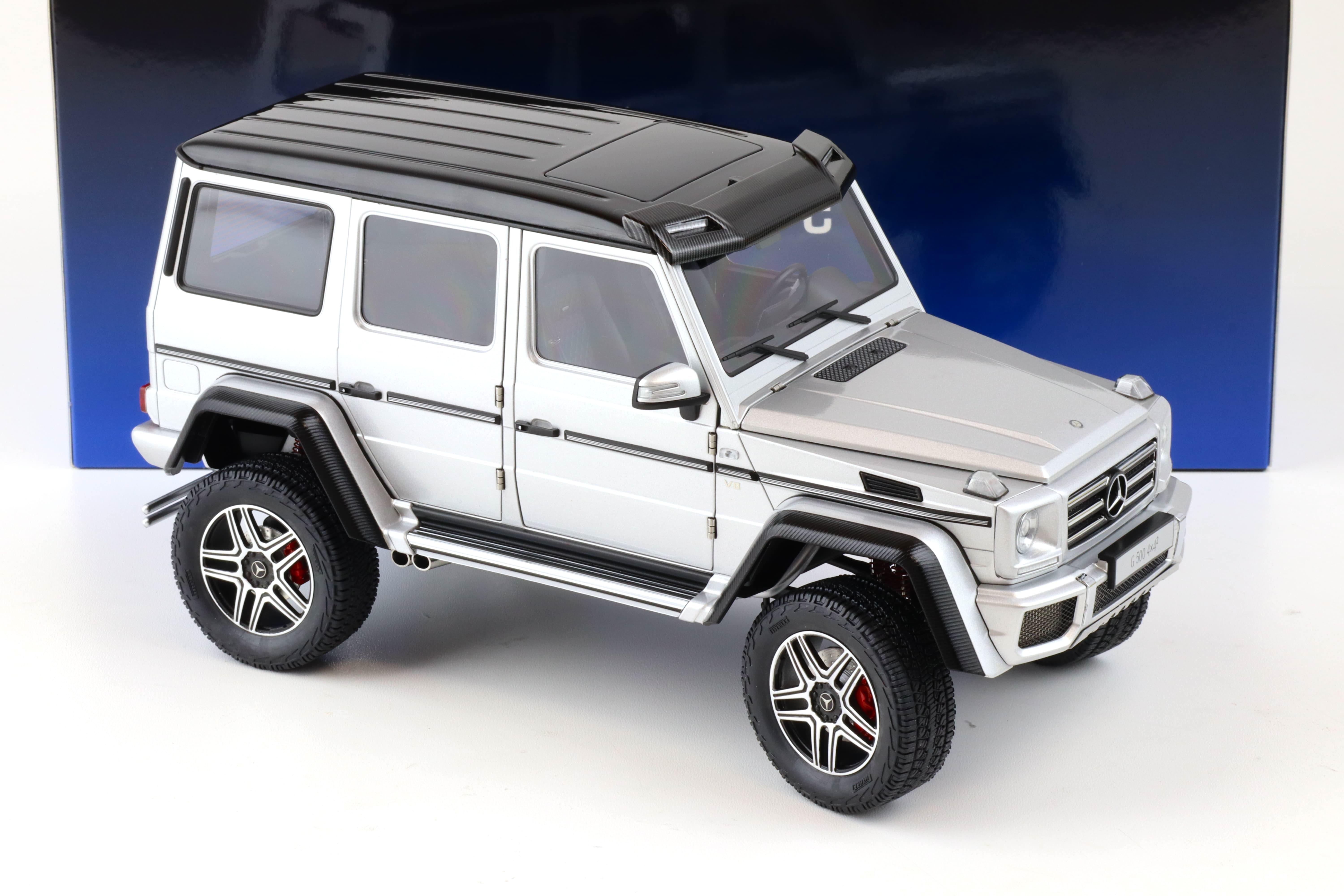 1:18 AUTOart Mercedes G500 4×4² G-Klasse silver metallic 76318