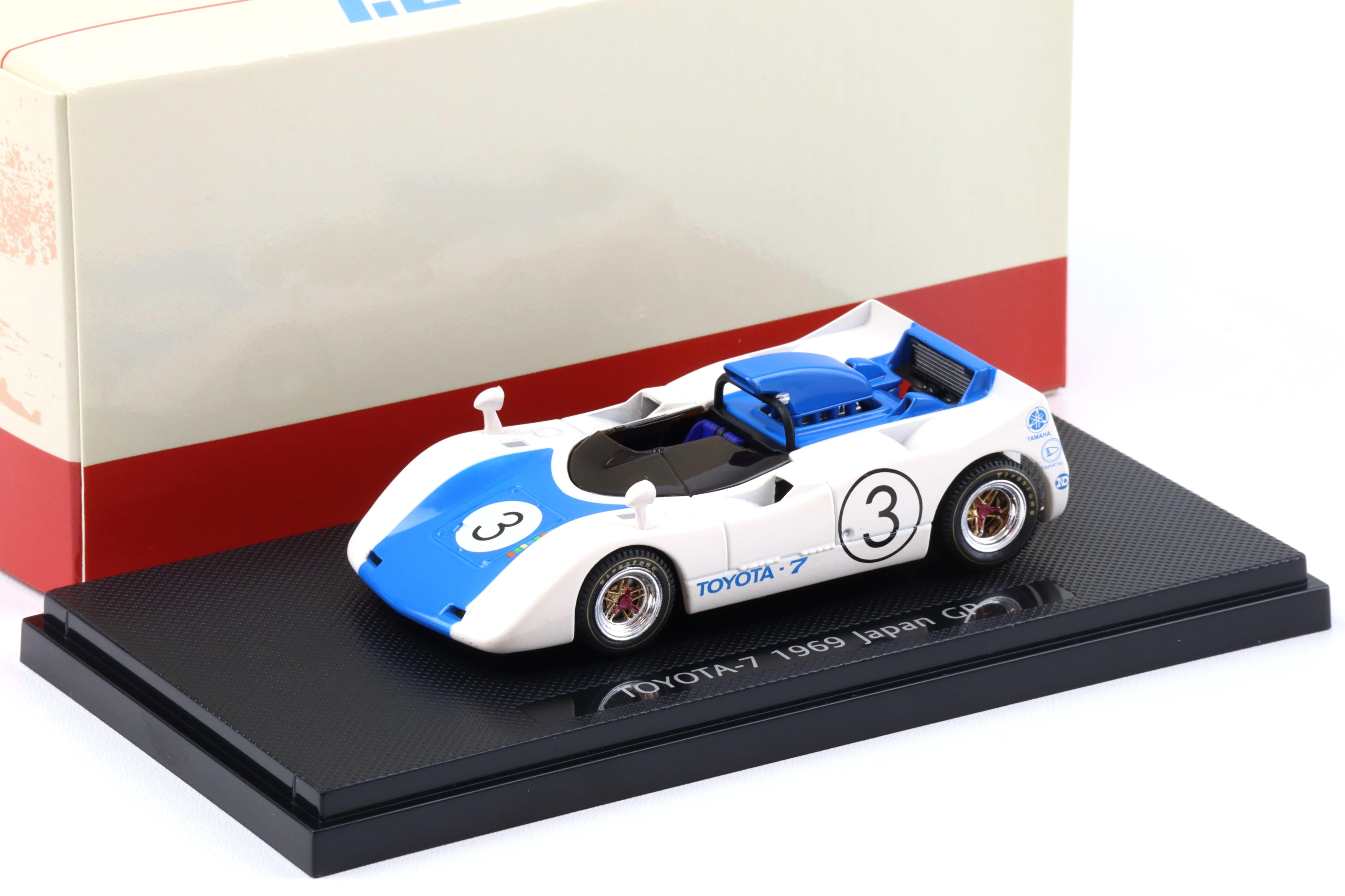 1:43 Ebbro Toyota 7 Japan GP 1969 #3 white/ blue Minoru Kawai