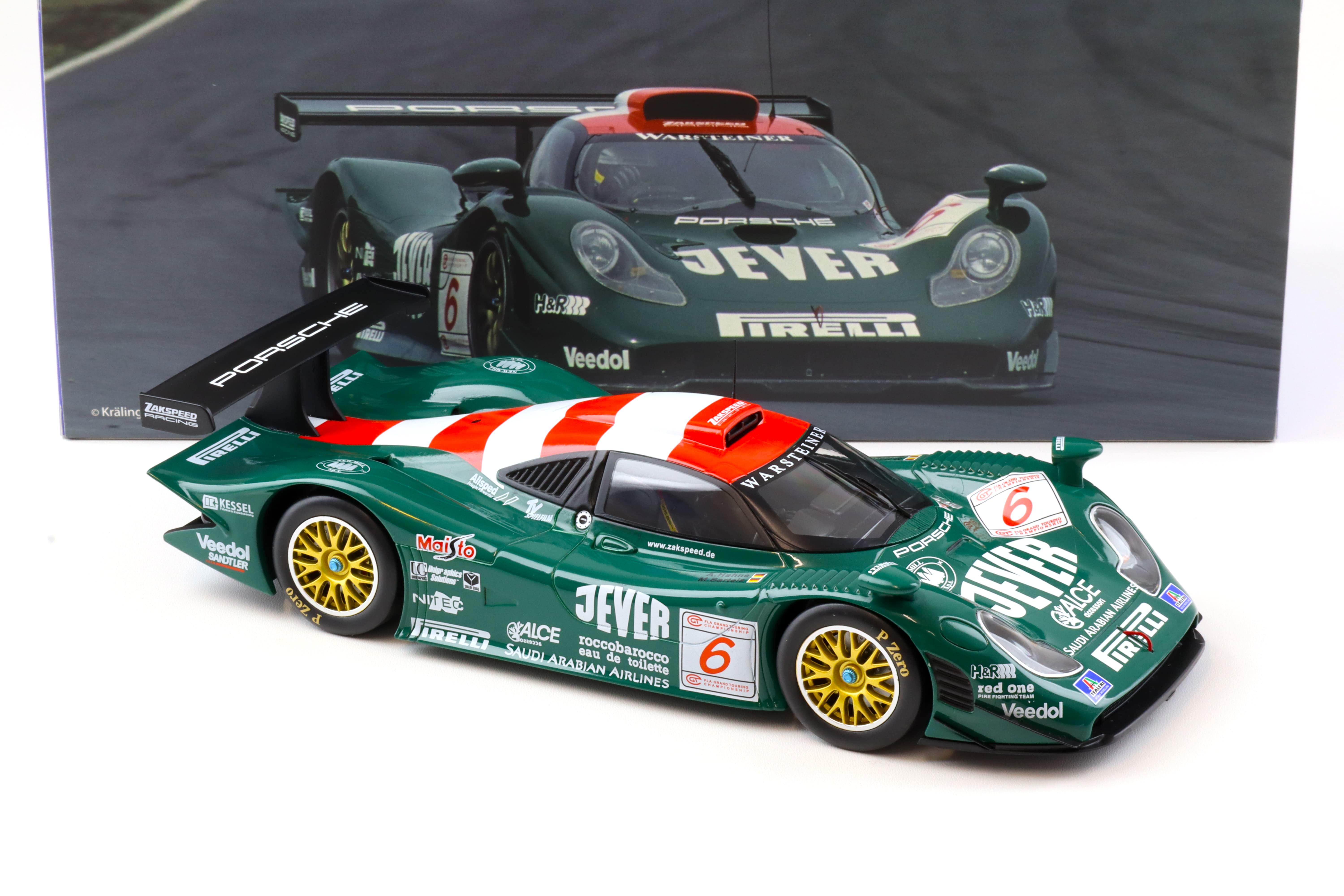 1:18 WERK83 Porsche 911 996 GT1 Bartels/ Hahne #6 FIA GT Silverstone 1998