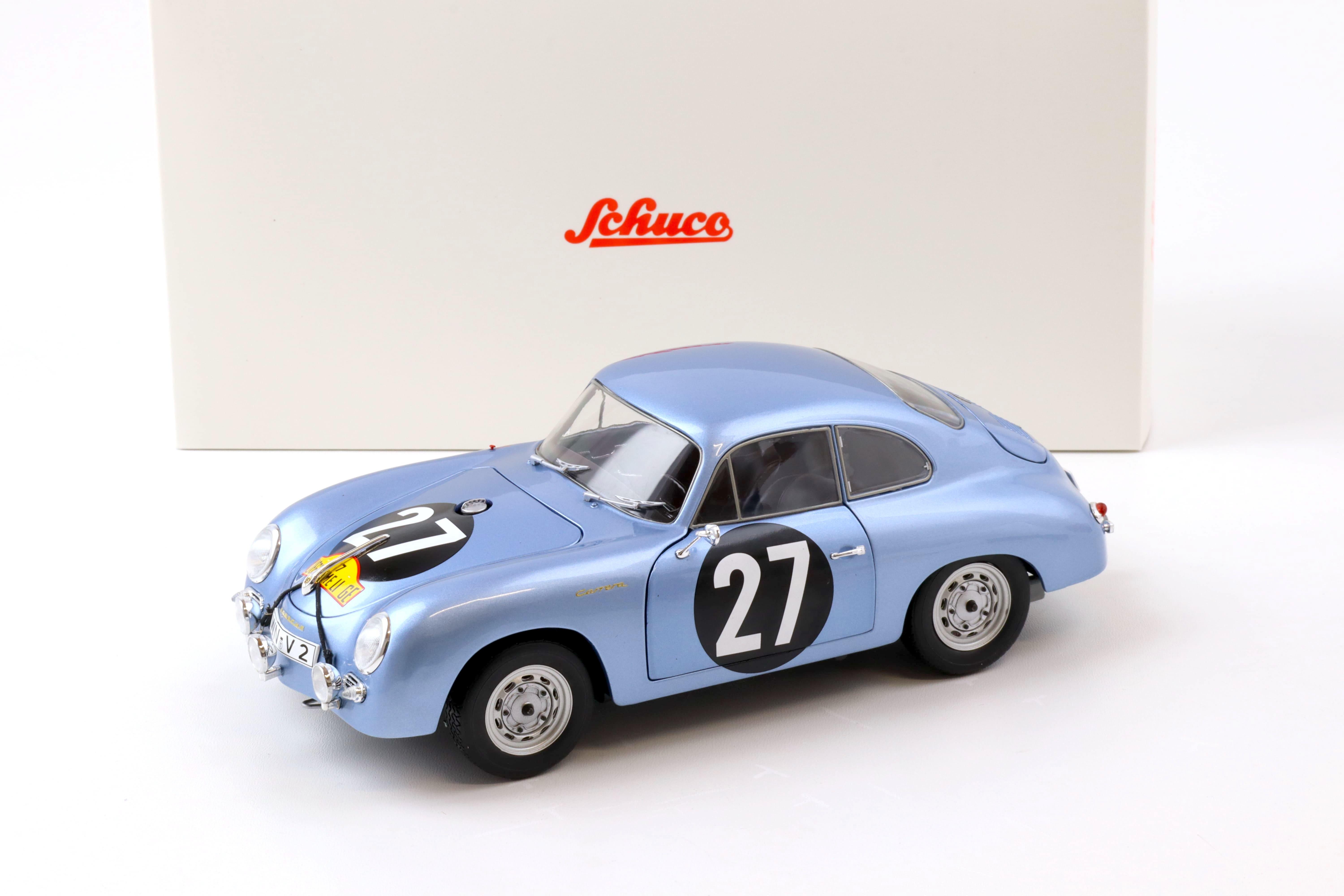 1:18 Schuco Porsche 356 A Carrera Coupe #27 Sieger Lüttich-Rom-Lüttich 1960