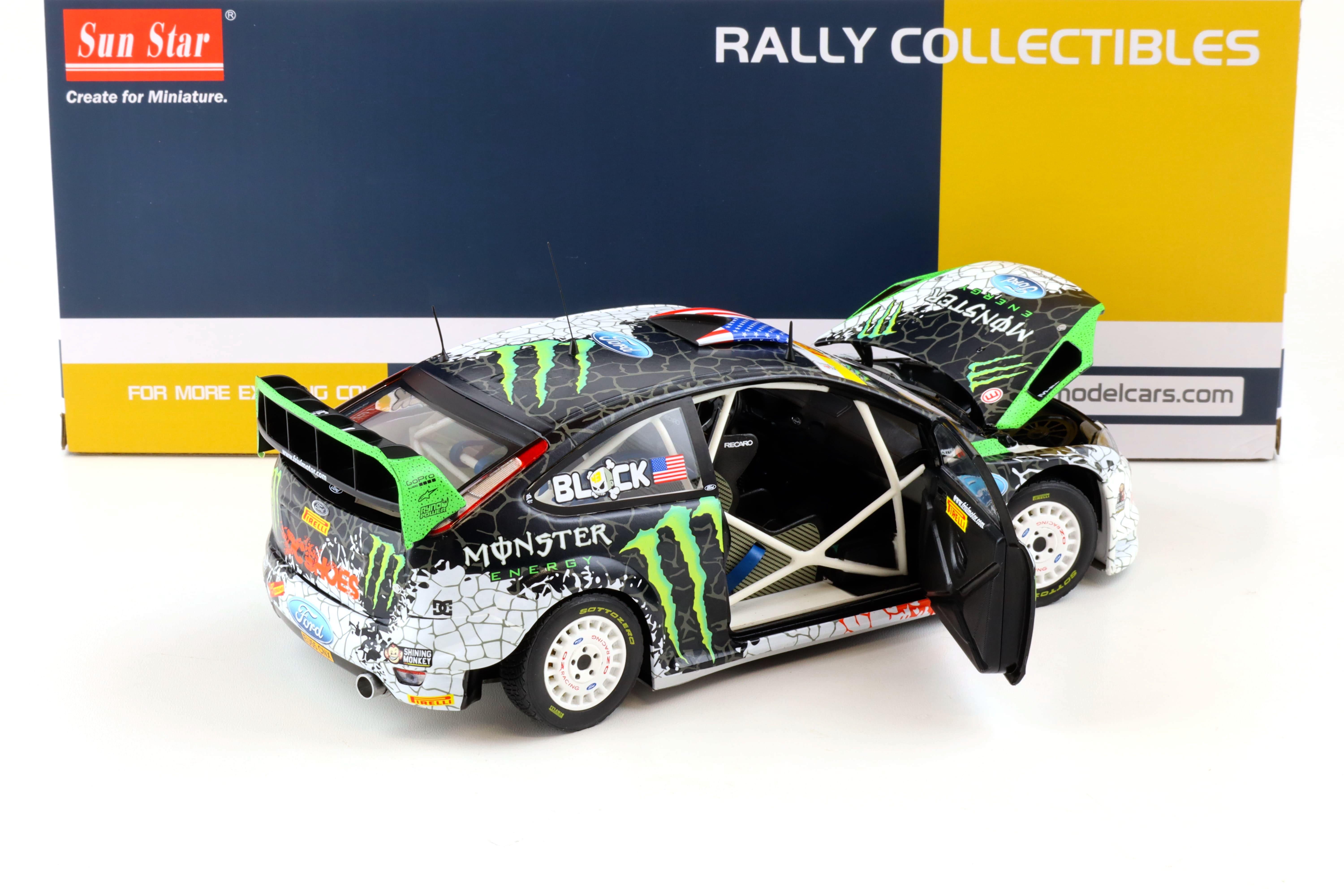 1:18 Sun Star 2012 Ford Focus RS WRC Ken Block #43 St.Petersburg Russia 