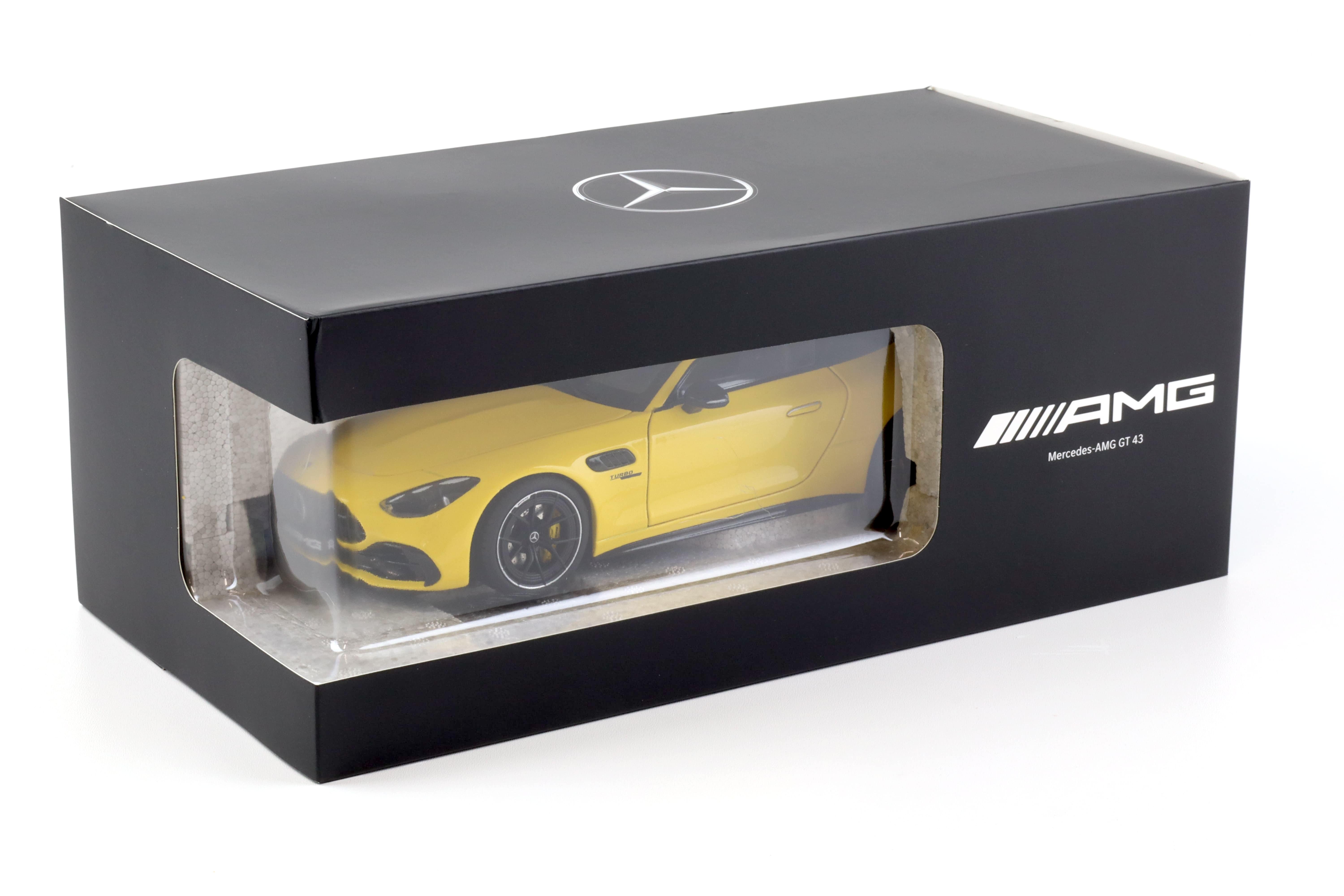 1:18 NZG Mercedes AMG GT 43 sun yellow GTC192 DEALER VERSION