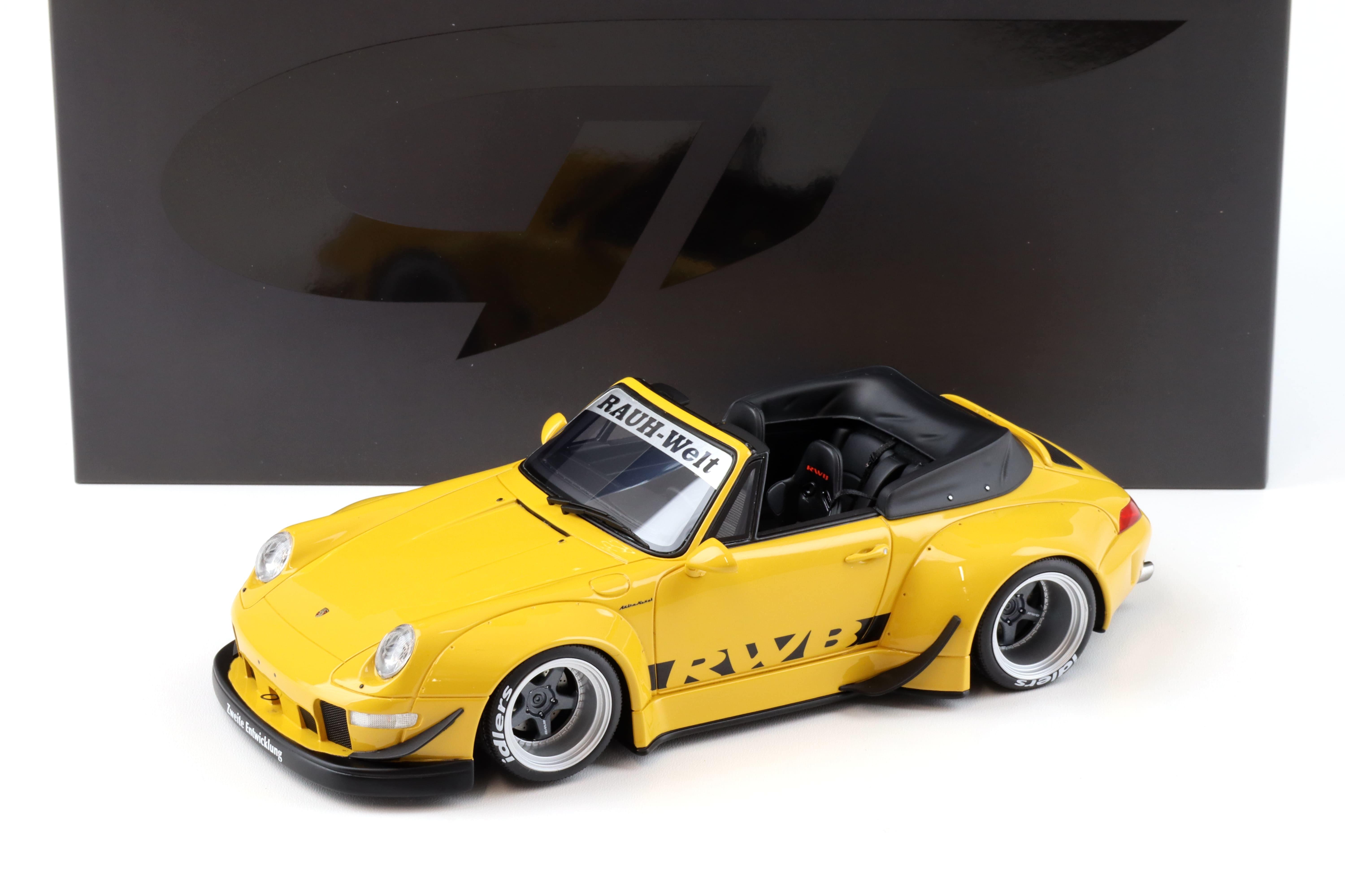 1:18 GT Spirit GT450 Porsche 911 (993) RWB Bodykit NOHRA RAUH-WELT yellow 2023