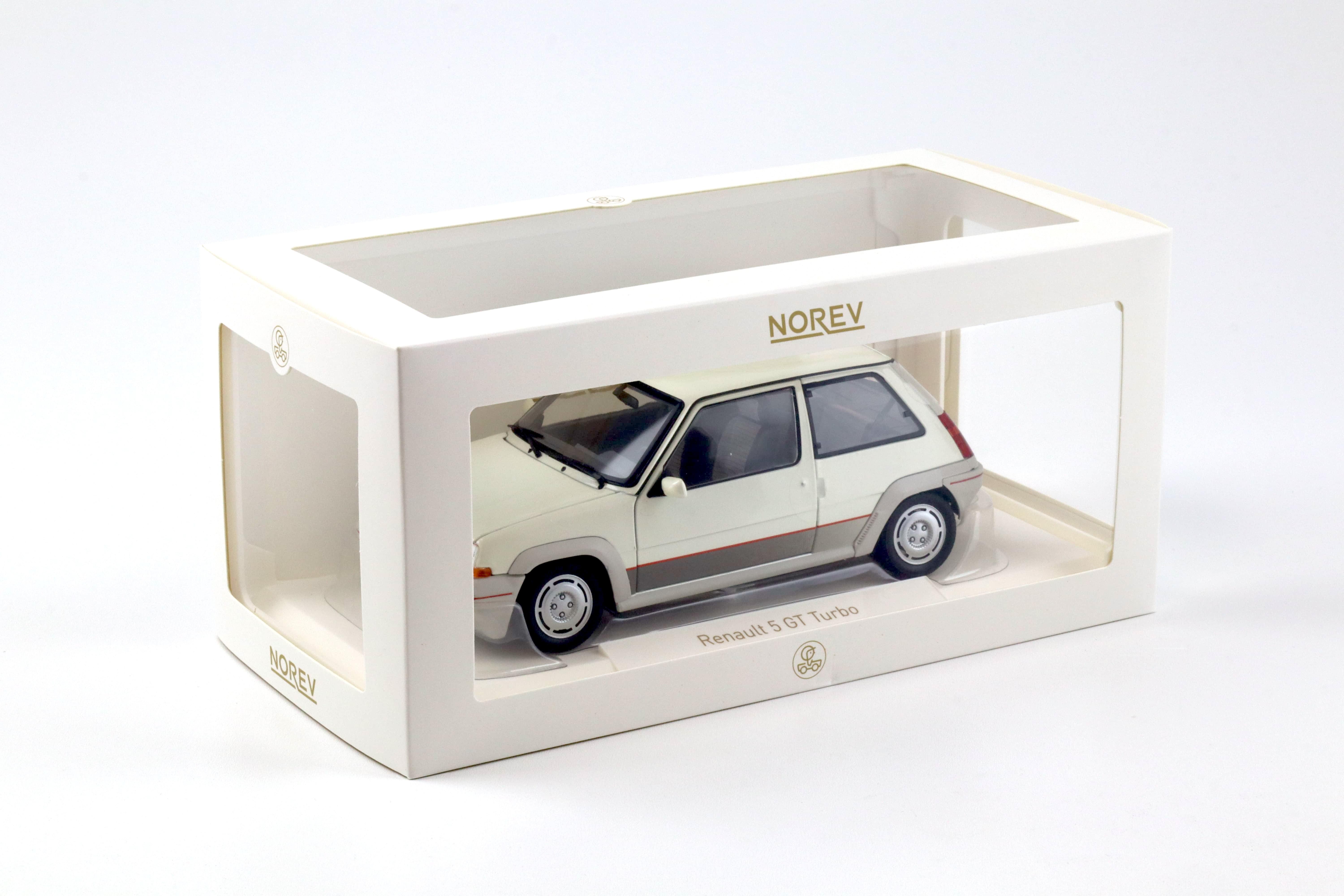 1:18 Norev Renault 5 GT Turbo Phase 1 pearl white 1985