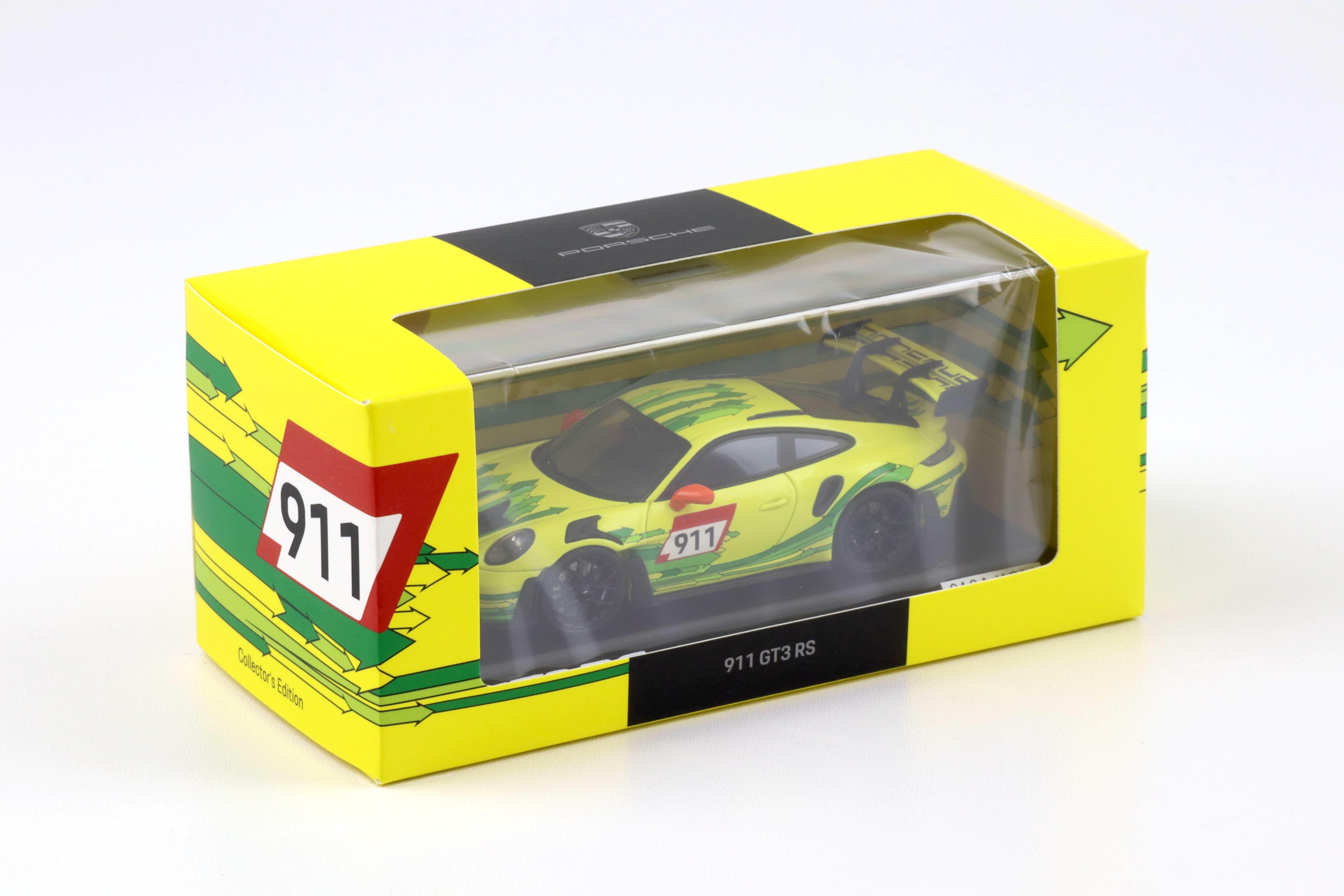 1:43 Spark Porsche 911 992 GT3 RS Coupe Grello yellow/ green WAP DEALER