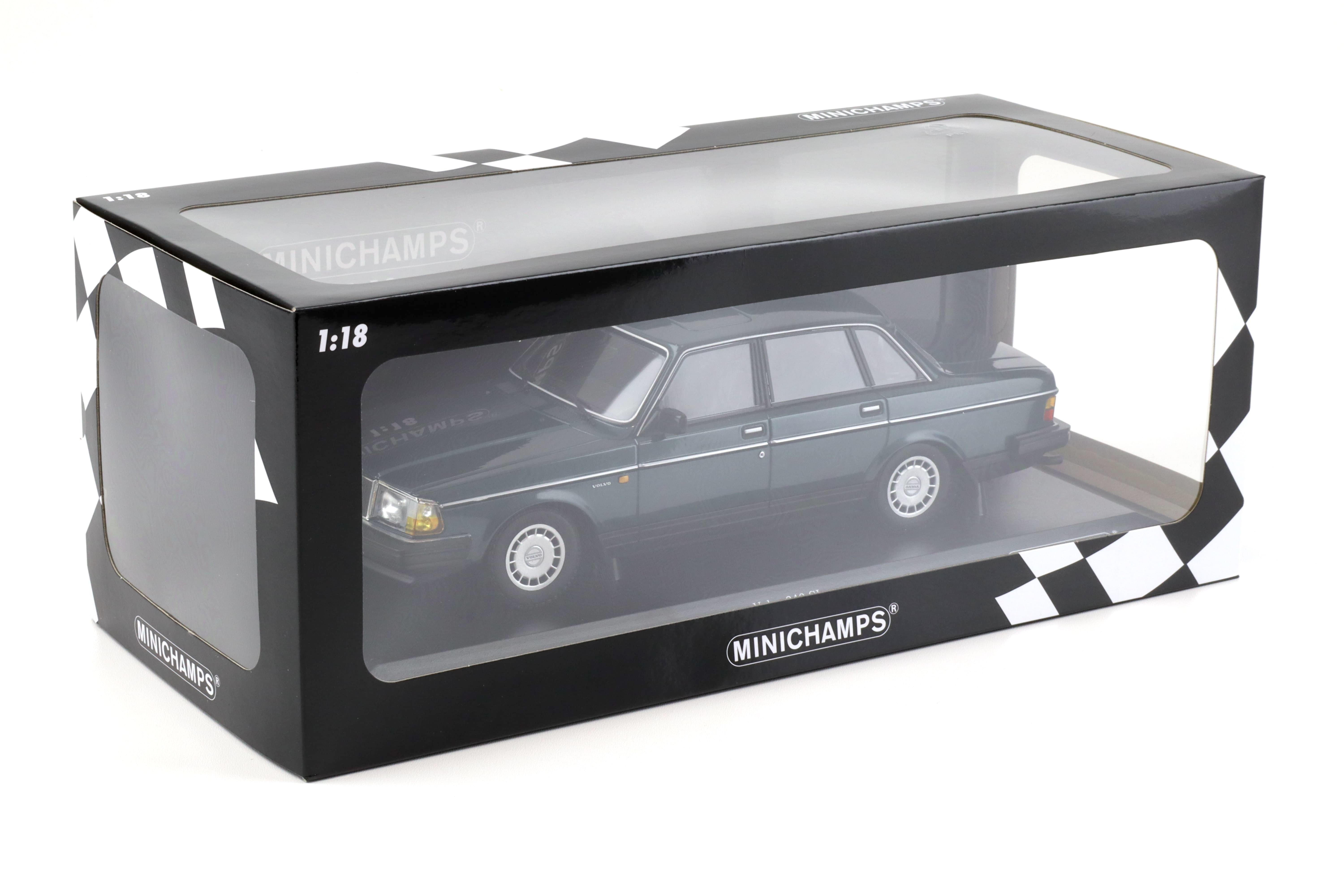 1:18 Minichamps Volvo 240 GL Limousine 1986 petrol metallic