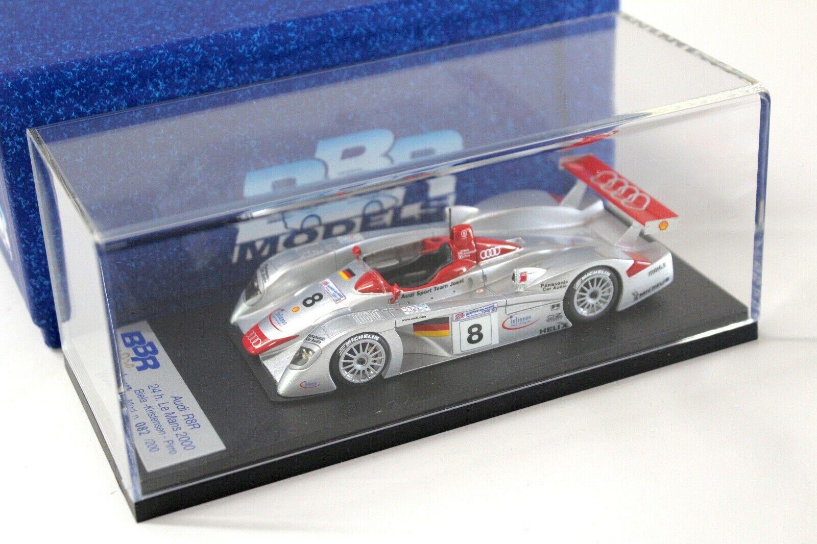 1:43 BBR Audi R8R Joest 24h Le Mans 2000 #8 Winner 