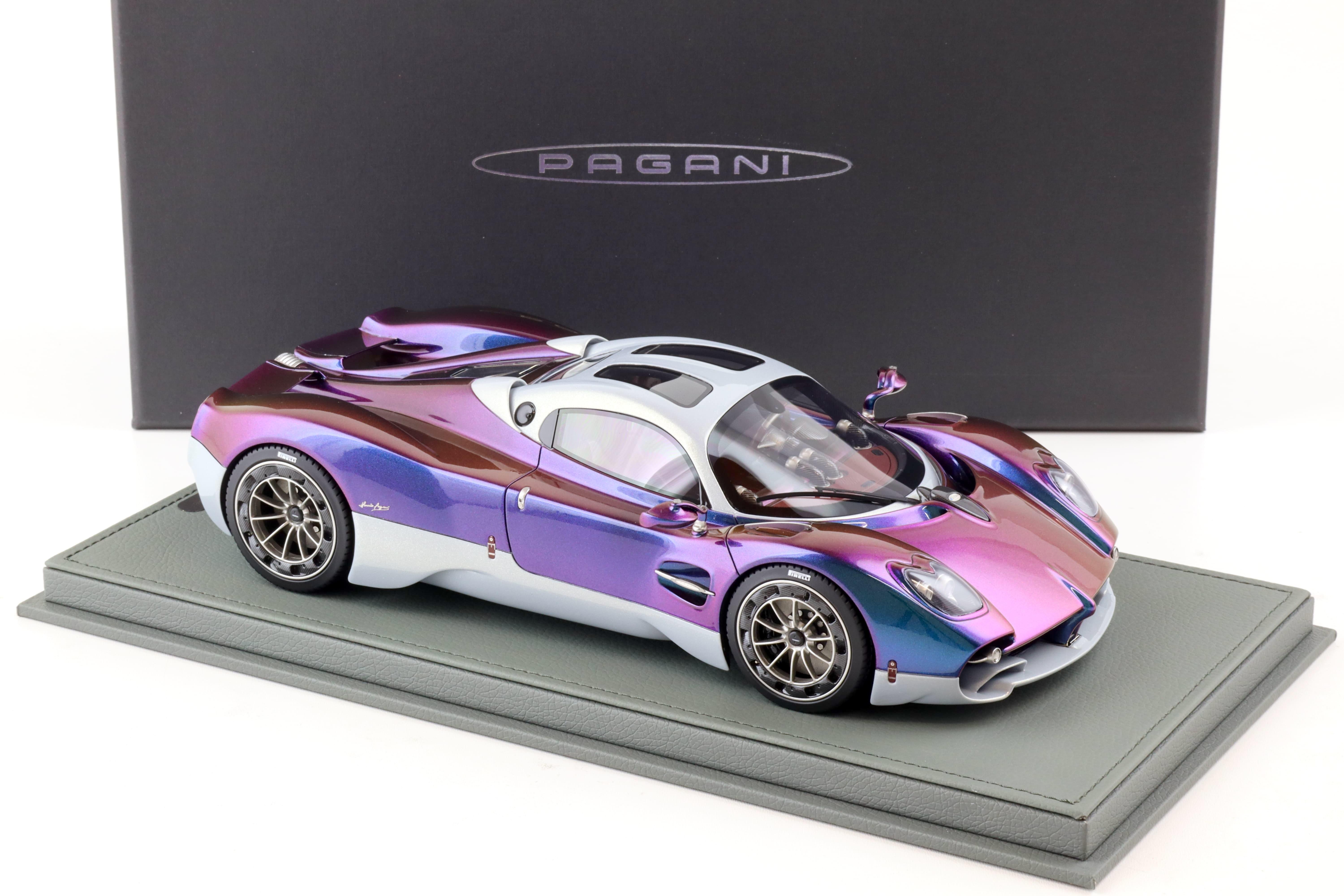 1:18 BBR Pagani Utopia Chamaleon and metallic silver - Limited 48 pcs.