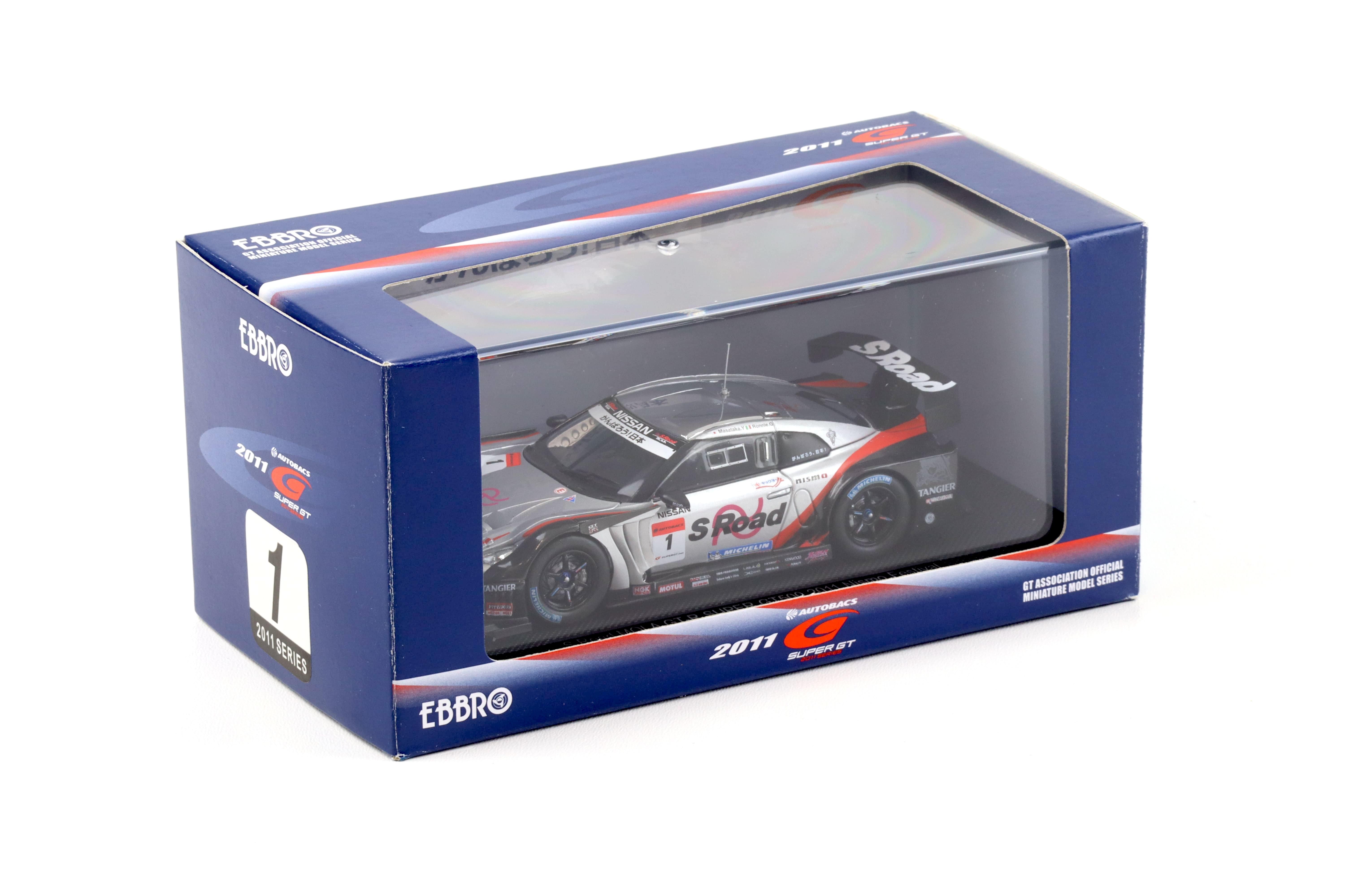 1:43 Ebbro Nissan GT-R Super GT500 S Road MOLA GT-R Nismo Festival 2011 #1