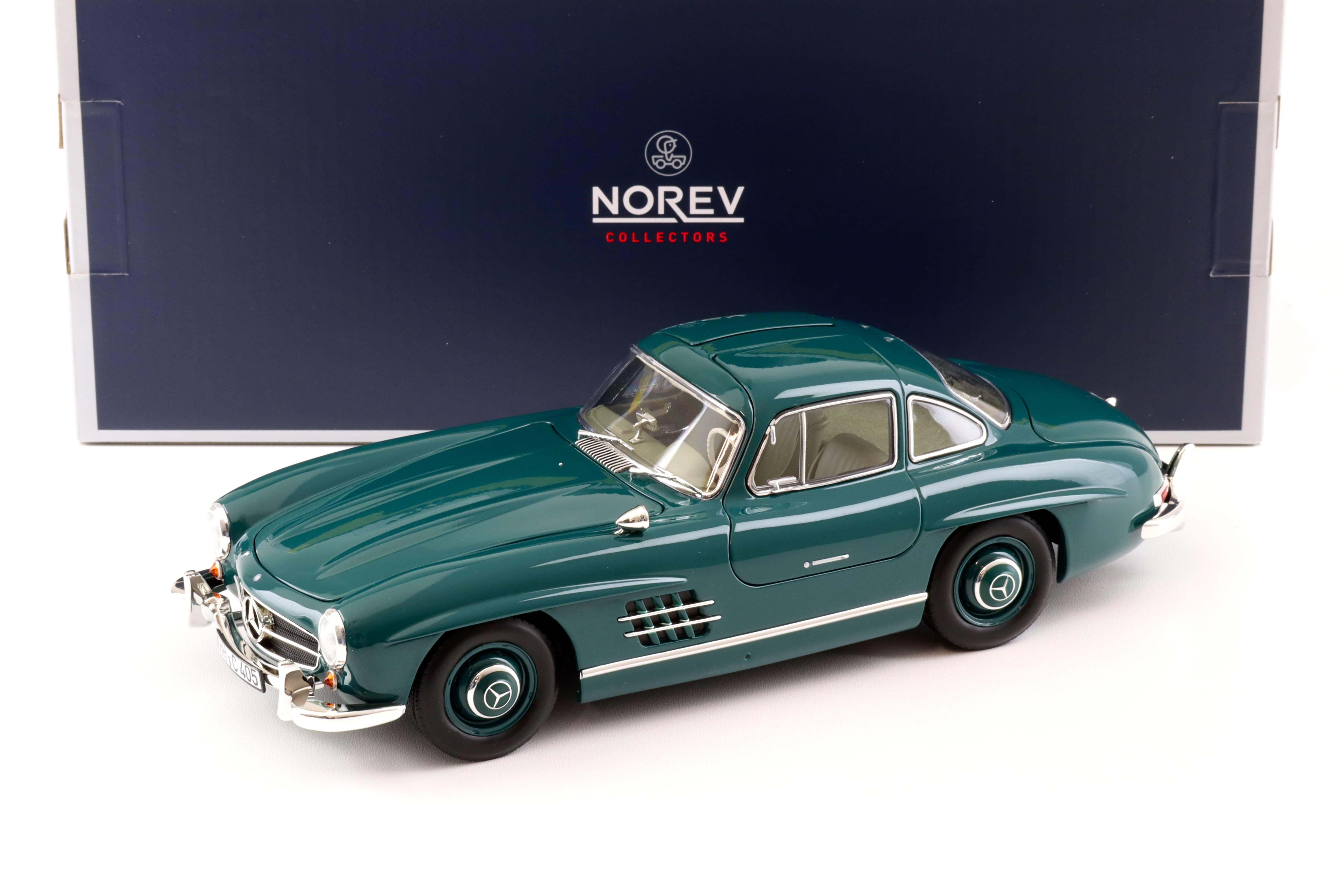 1:18 Norev Mercedes 300 SL Flügeltürer Gullwing 1954 green