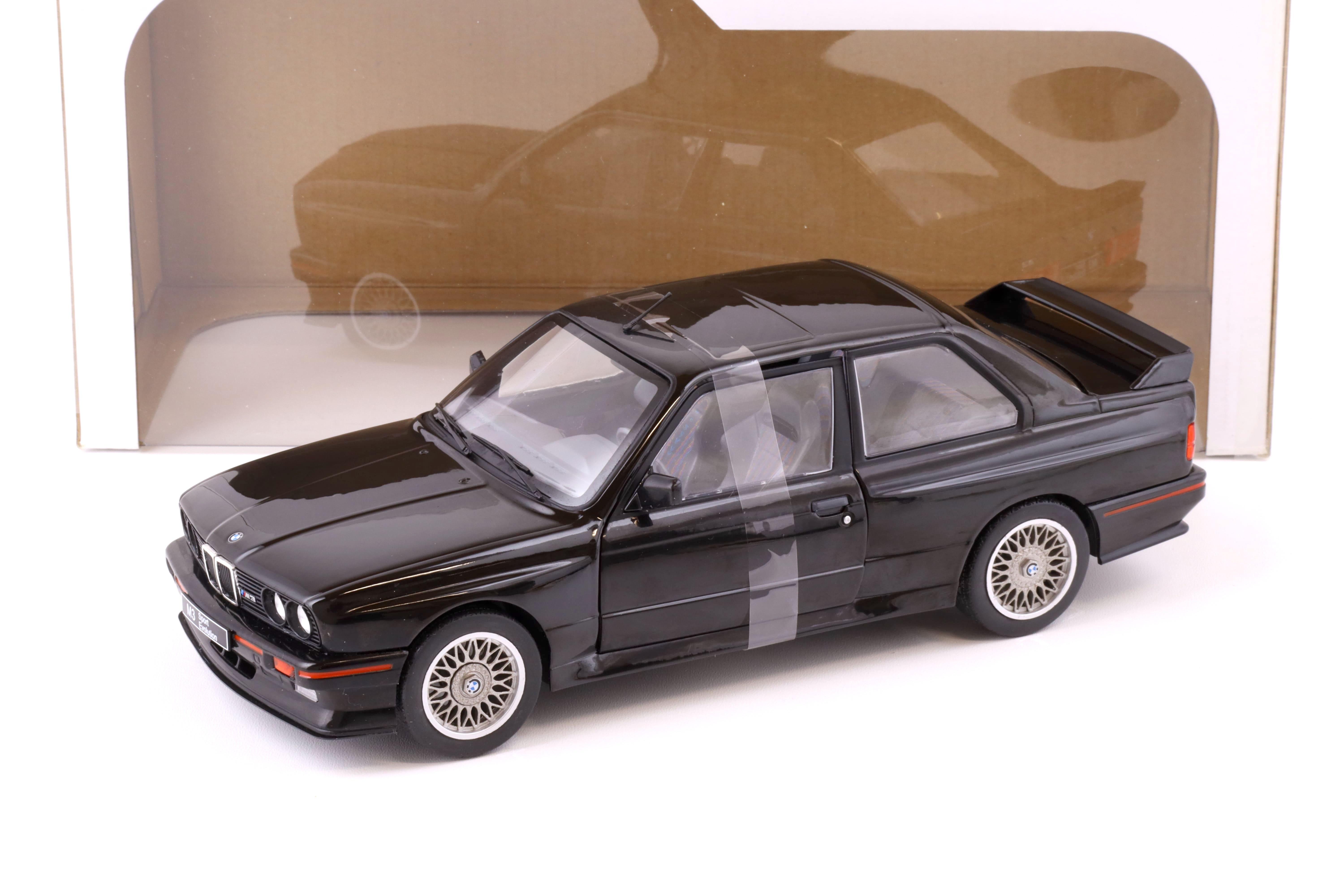 1:18 Solido BMW M3 E30 Sport Evolution 1990 black