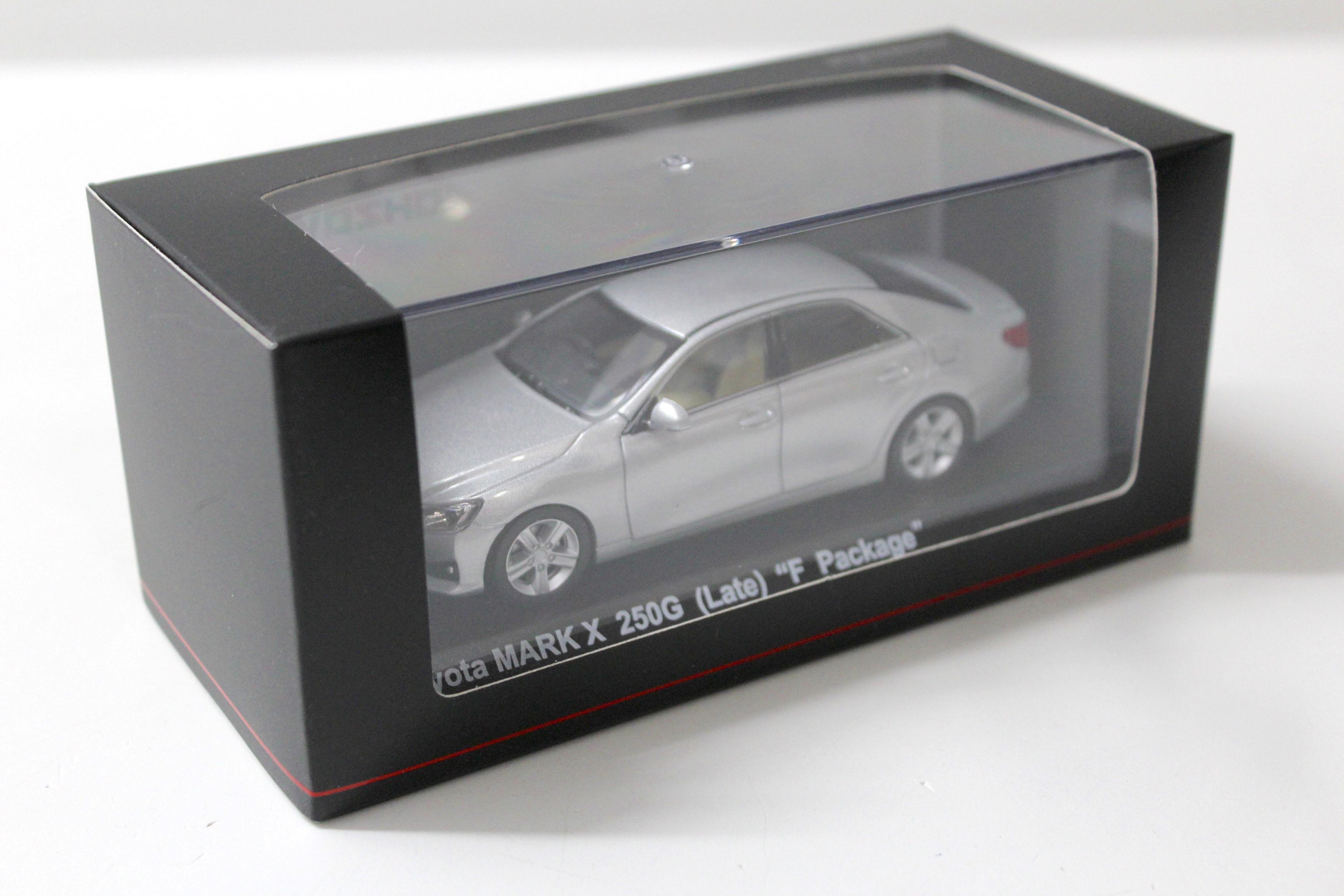1:43 Kyosho Toyota MARK X 250G (Late) "F Package" Limousine silver