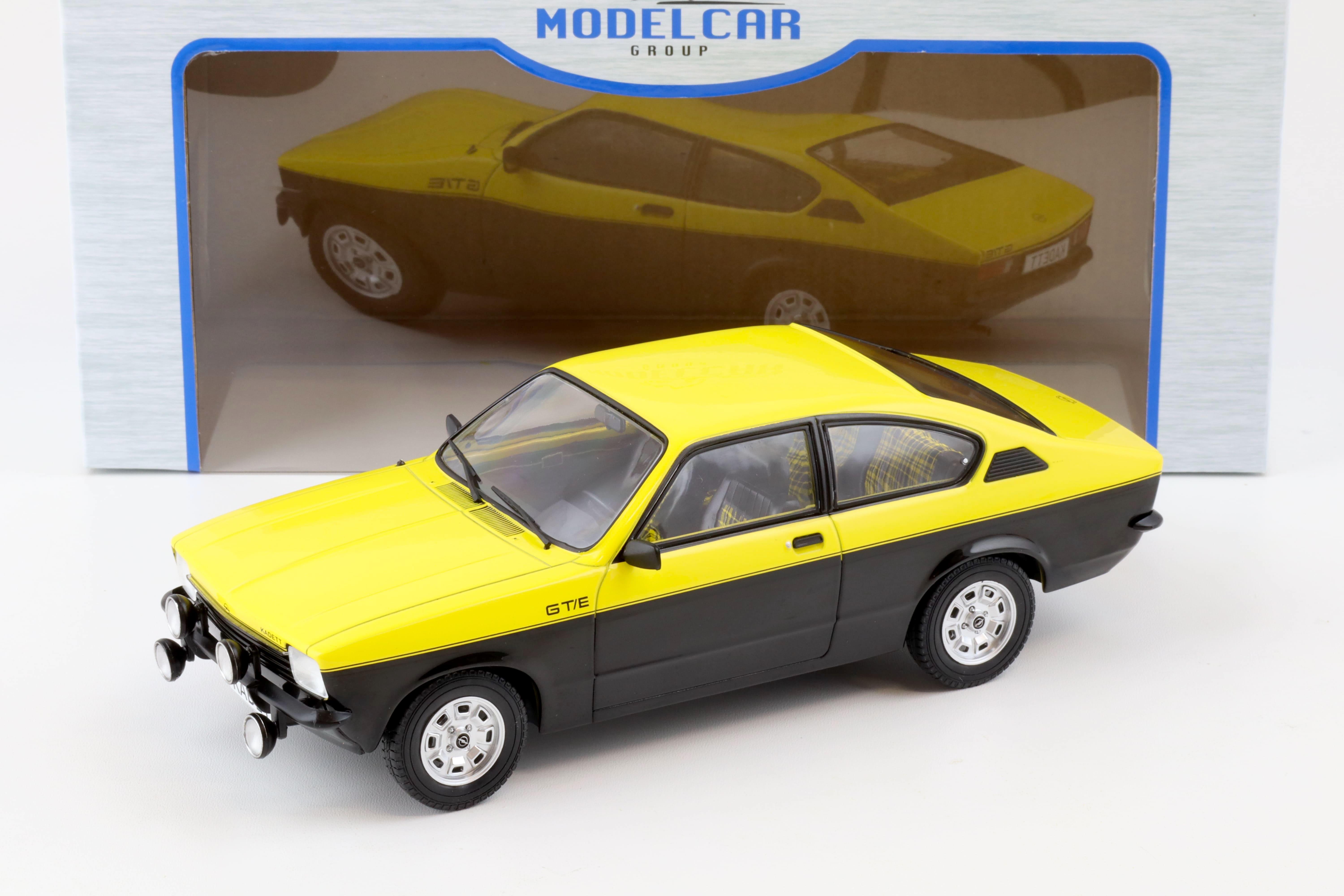 1:18 MCG Opel Kadett C GT/E Coupe yellow/ black 1975